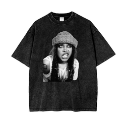 Erykah Badu Acid Wash Oversize T-Shirt