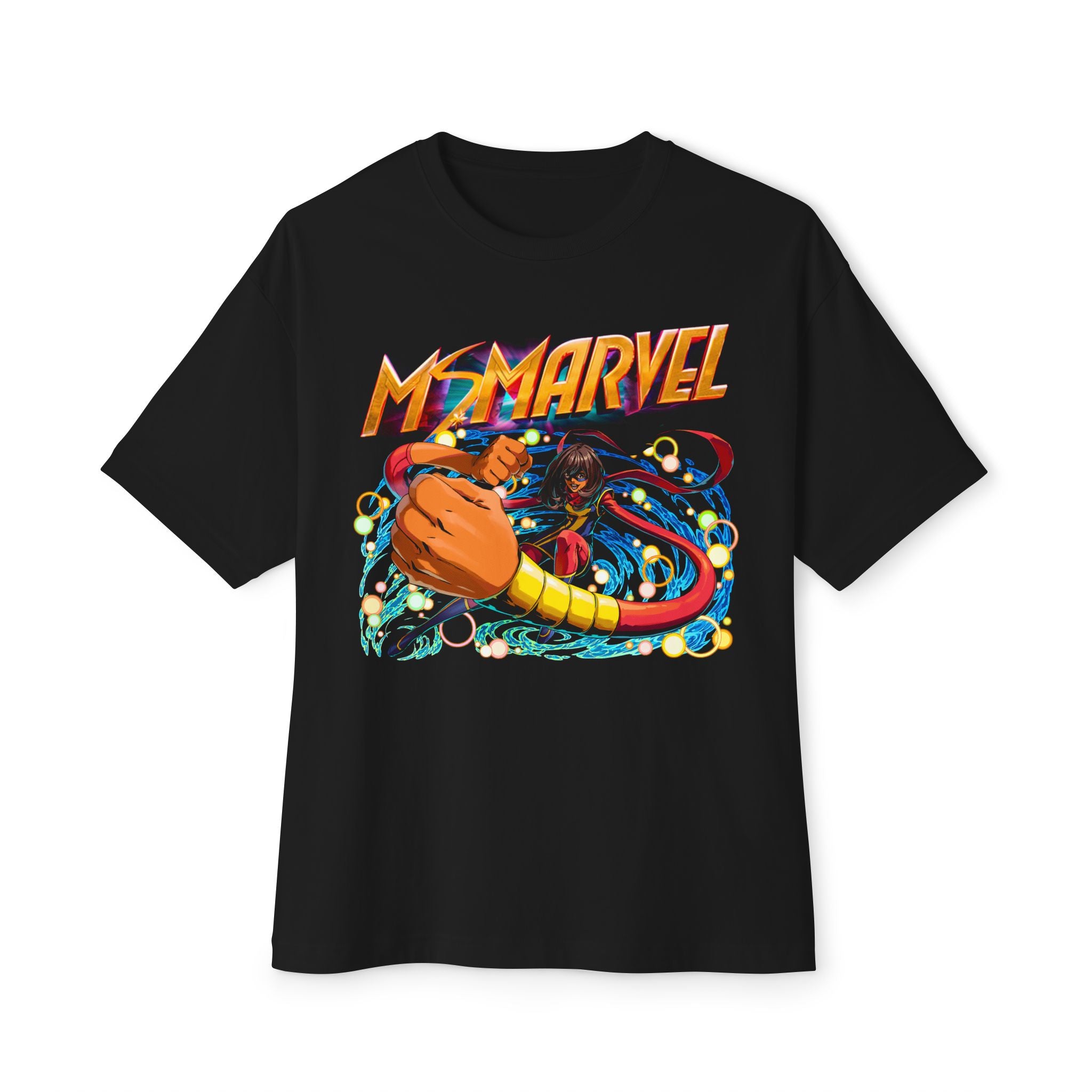 Oversized Boxy Ms. Marvel Graphic Tee