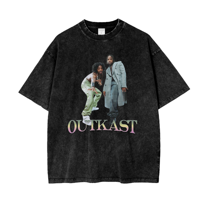 Outkast Acid Wash Oversize T-Shirt