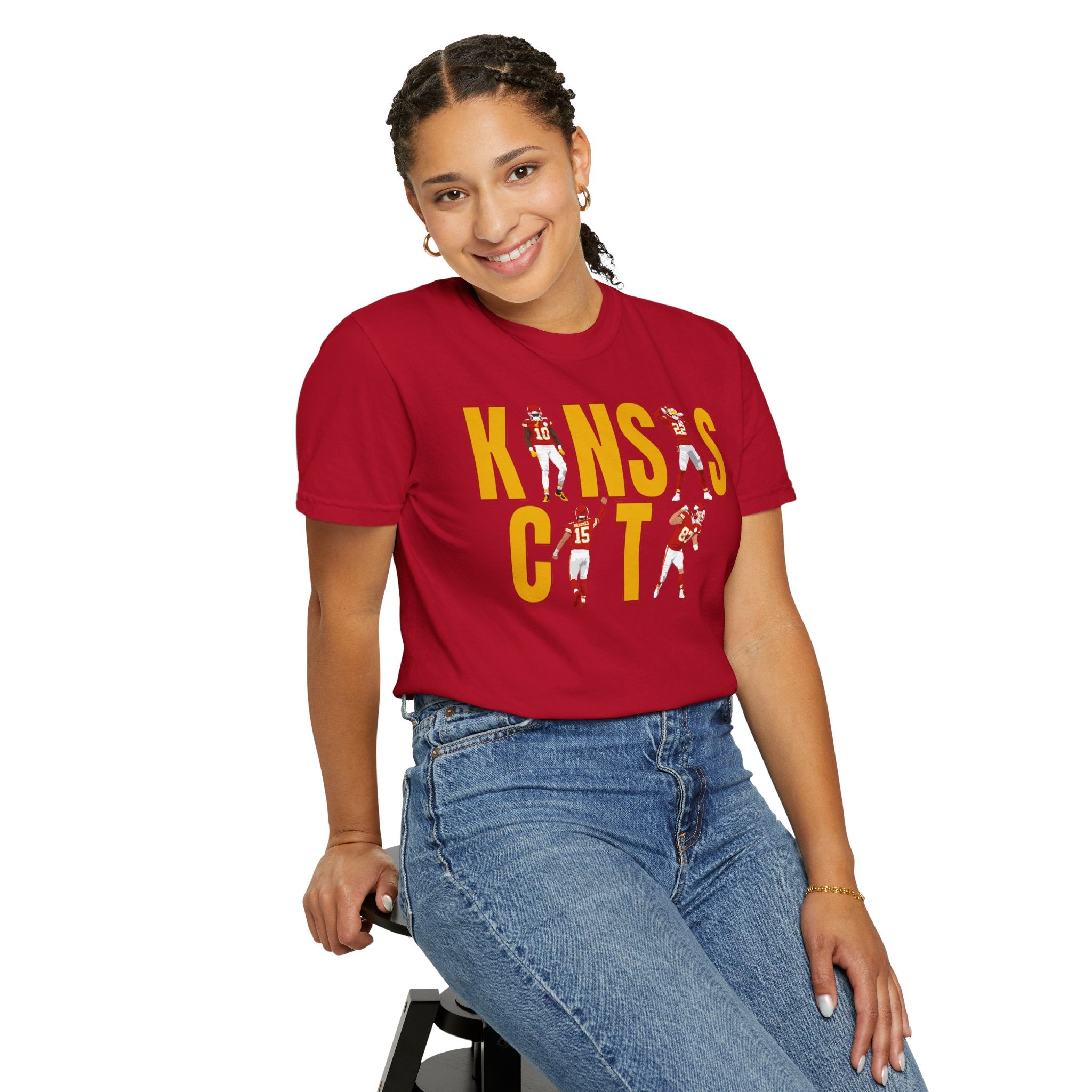 Kansas City Football Garment-Dyed T-Shirt