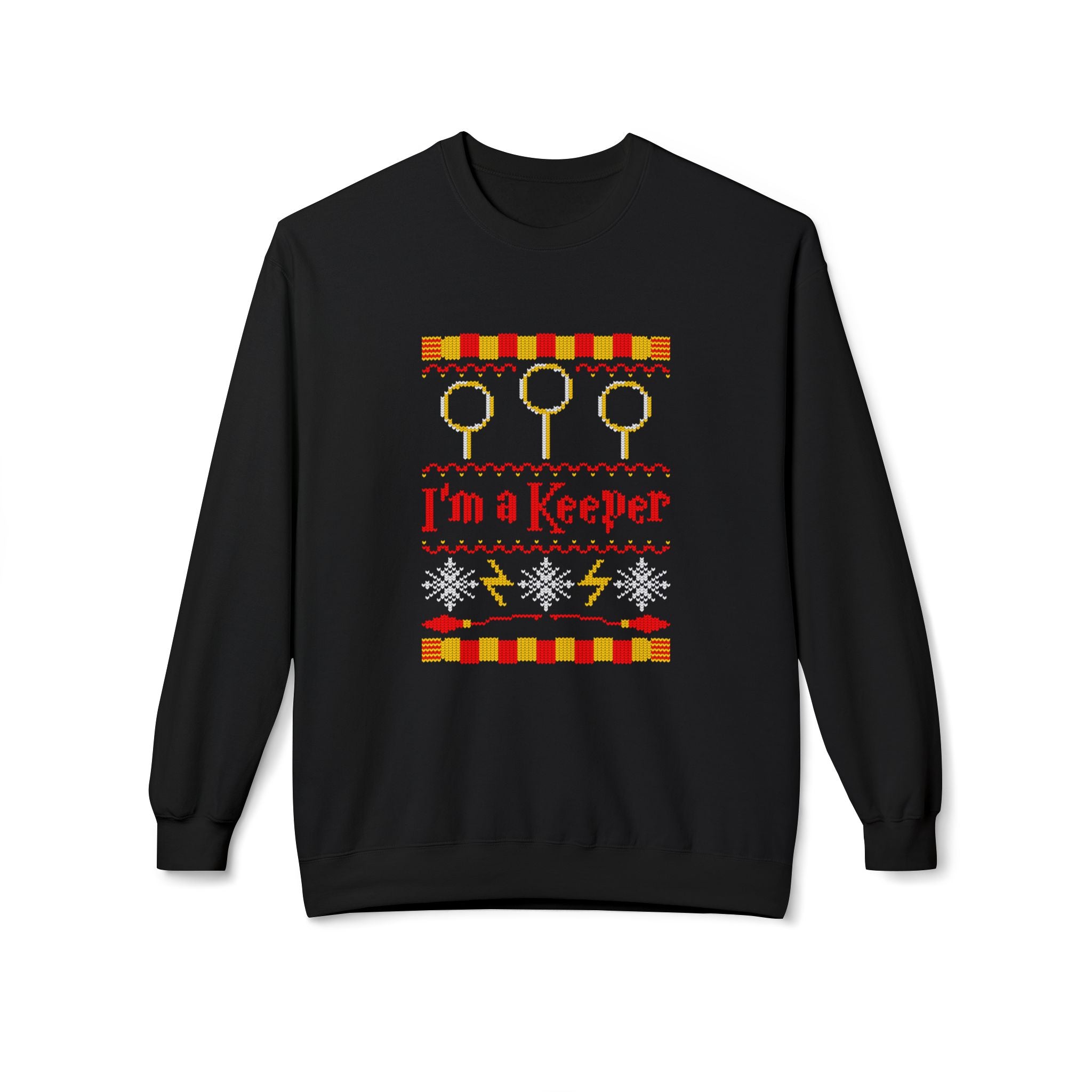 "I'm a Keeper"Fleece Crewneck Sweatshirt