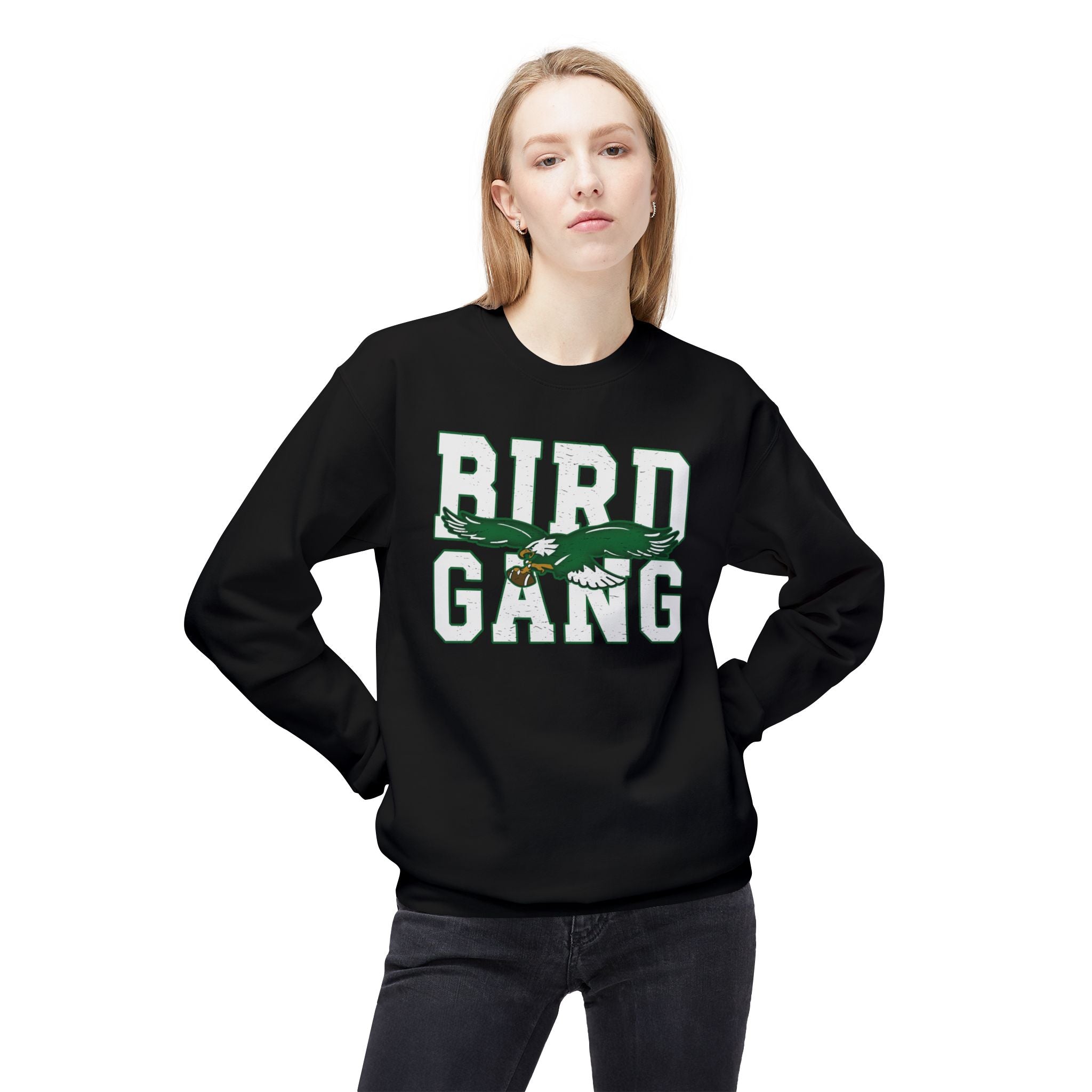 Bird Gang Fleece Crewneck Sweatshirt