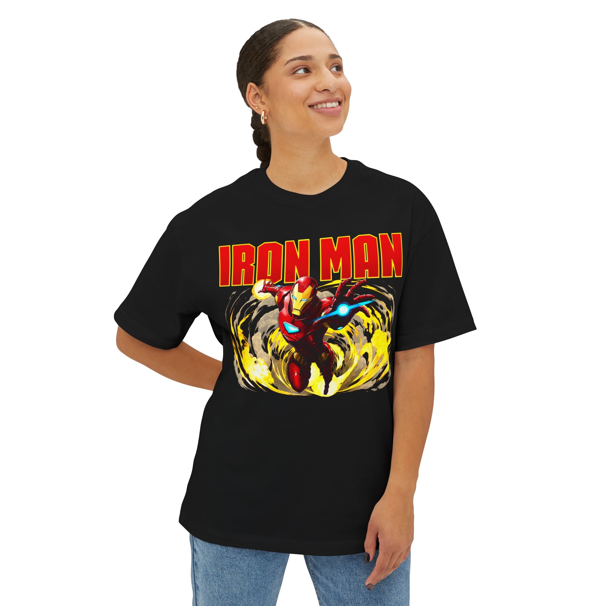 Iron Man Unisex Oversized Boxy Tee