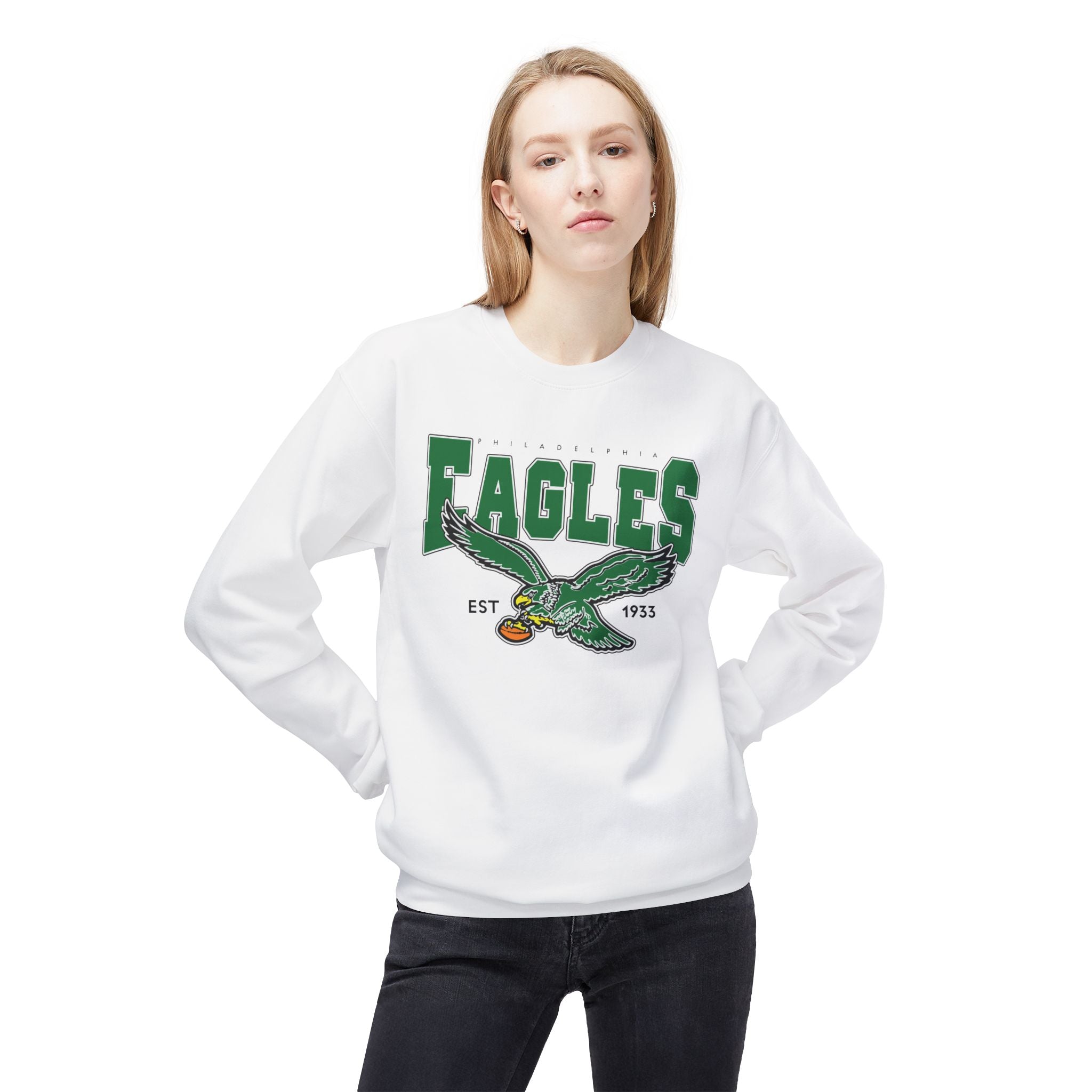 Philadelphia Eagles Fleece Crewneck Sweatshirt