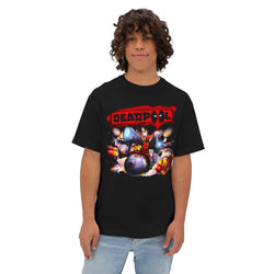 Deadpool Graphic Unisex Oversized Boxy Tee