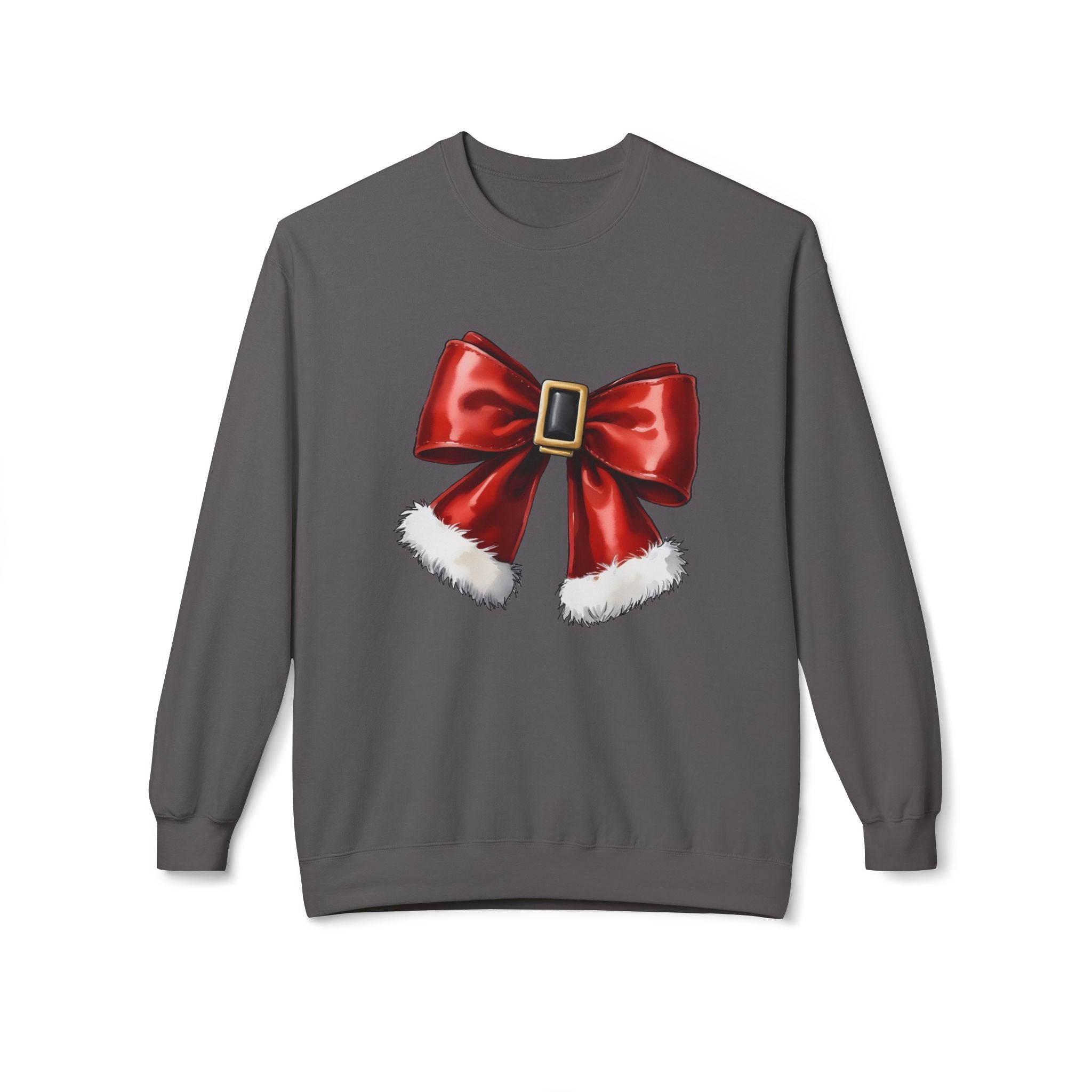 Festive Red Bow Sweatshirt