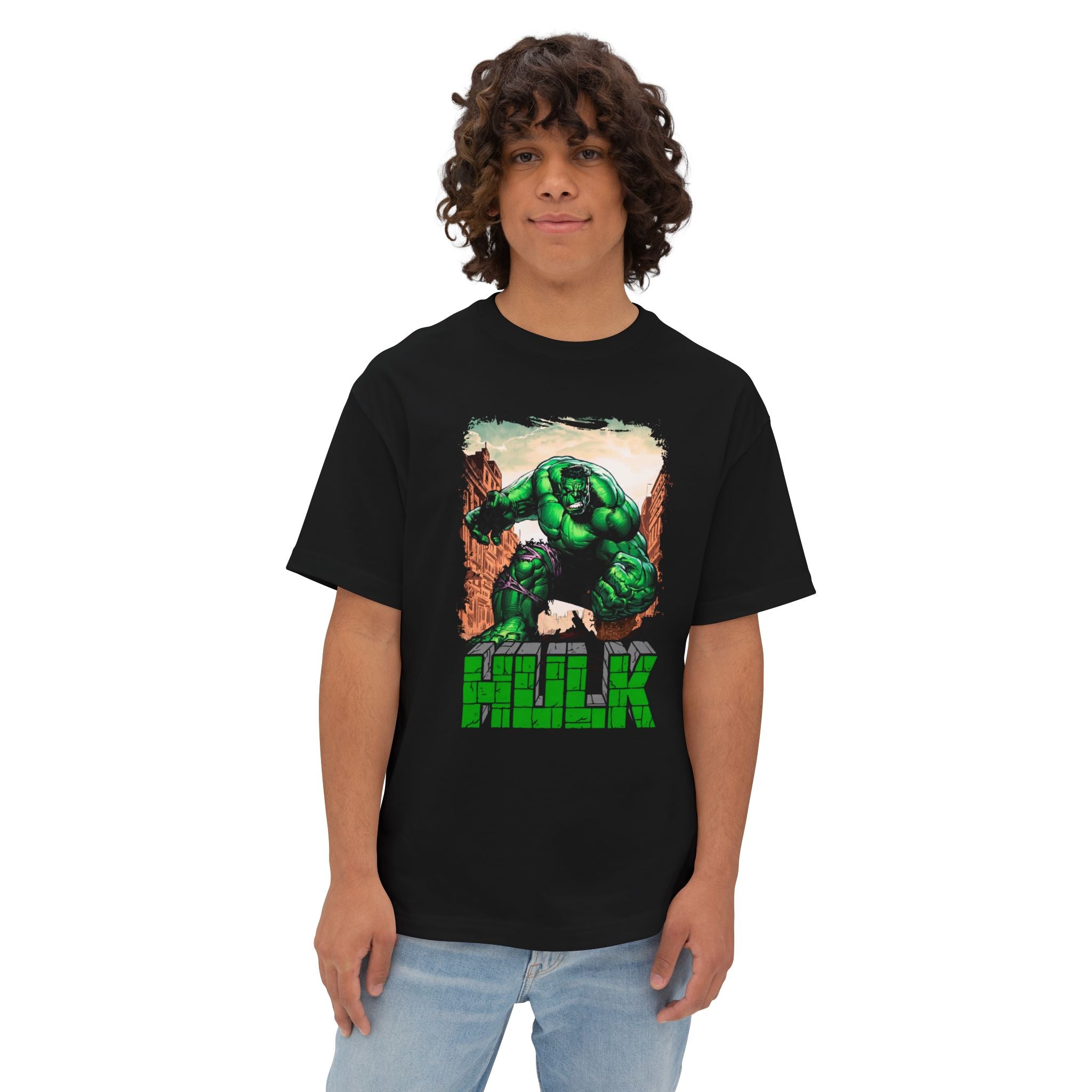 Hulk Comic Oversized Unisex Tee