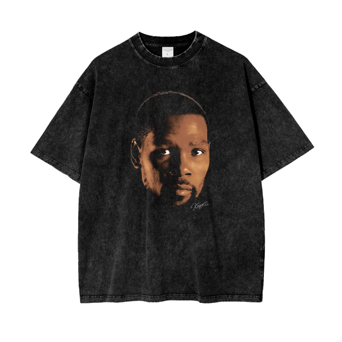 KD Face Premium Acid Wash Oversize T-Shirt