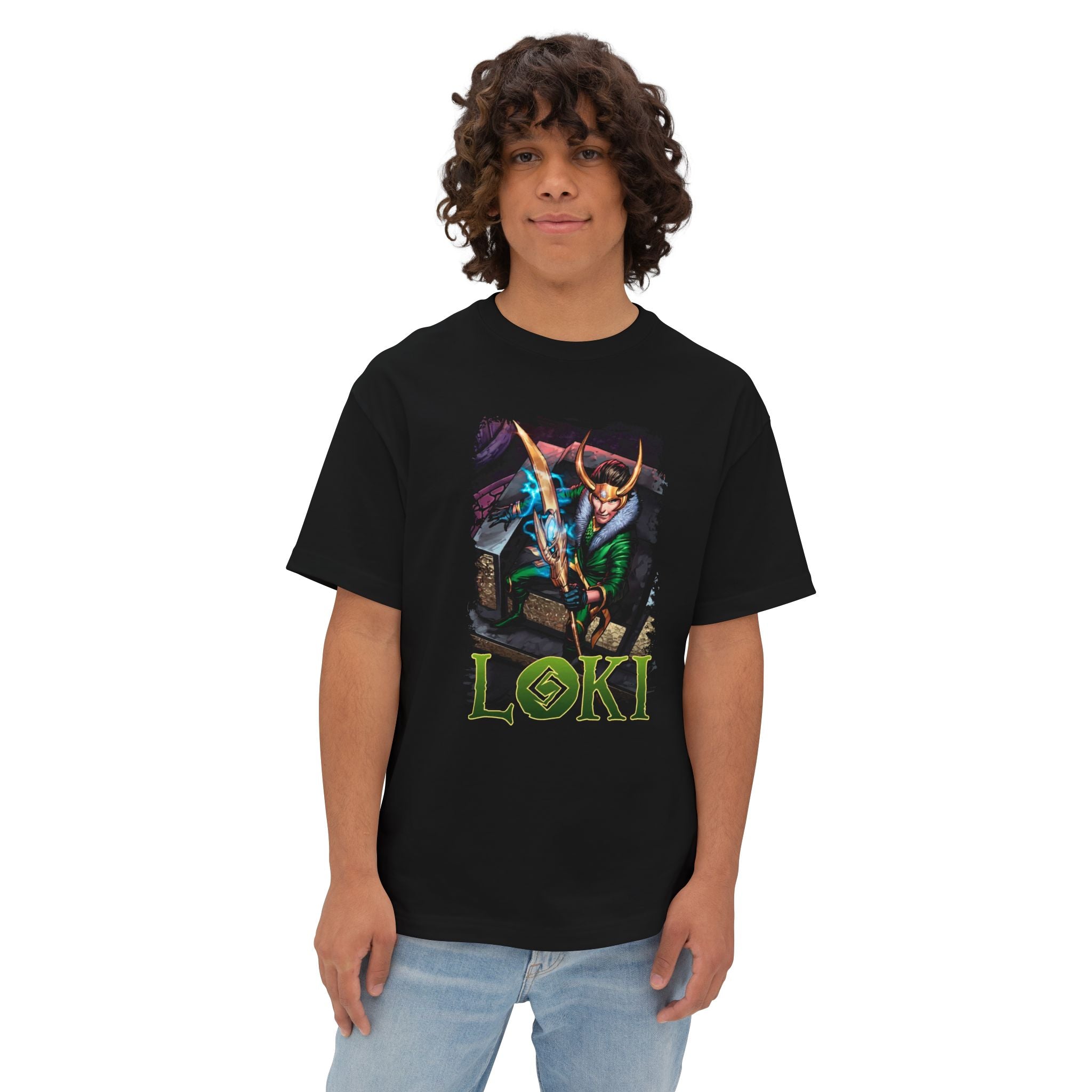 Loki Graphic Oversized Boxy Tee