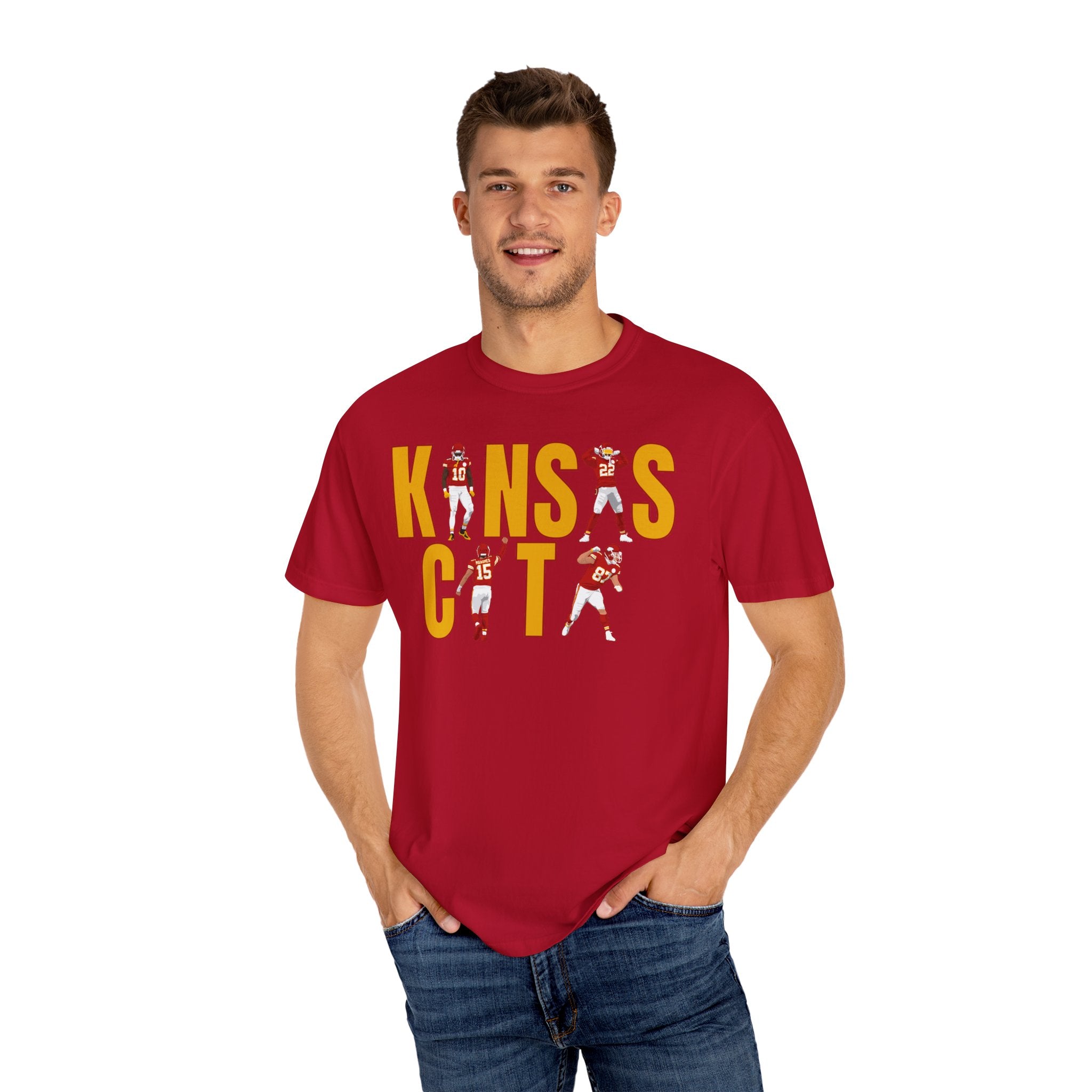 Kansas City Football Garment-Dyed T-Shirt