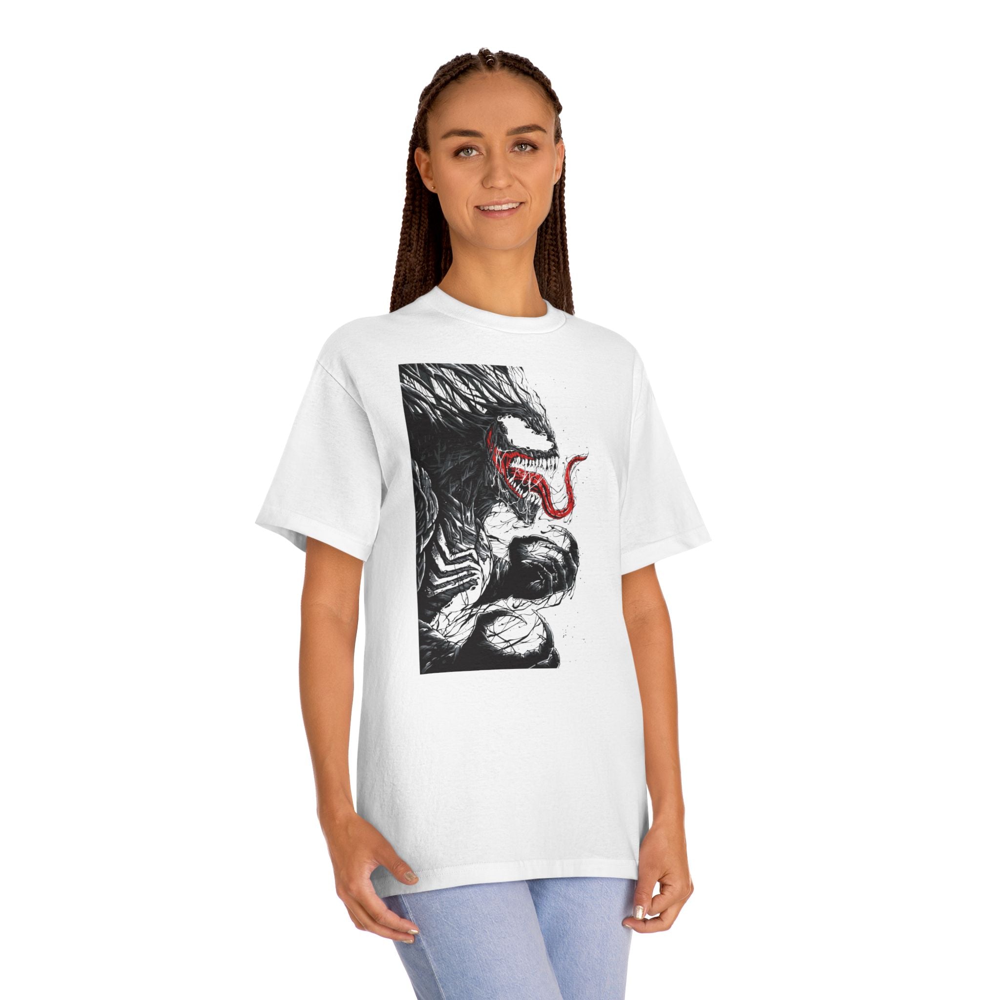 Venom's Fury: Fierce Graphic Design Shirt