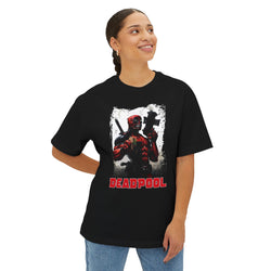 Oversized Boxy Deadpool Graphic Tee