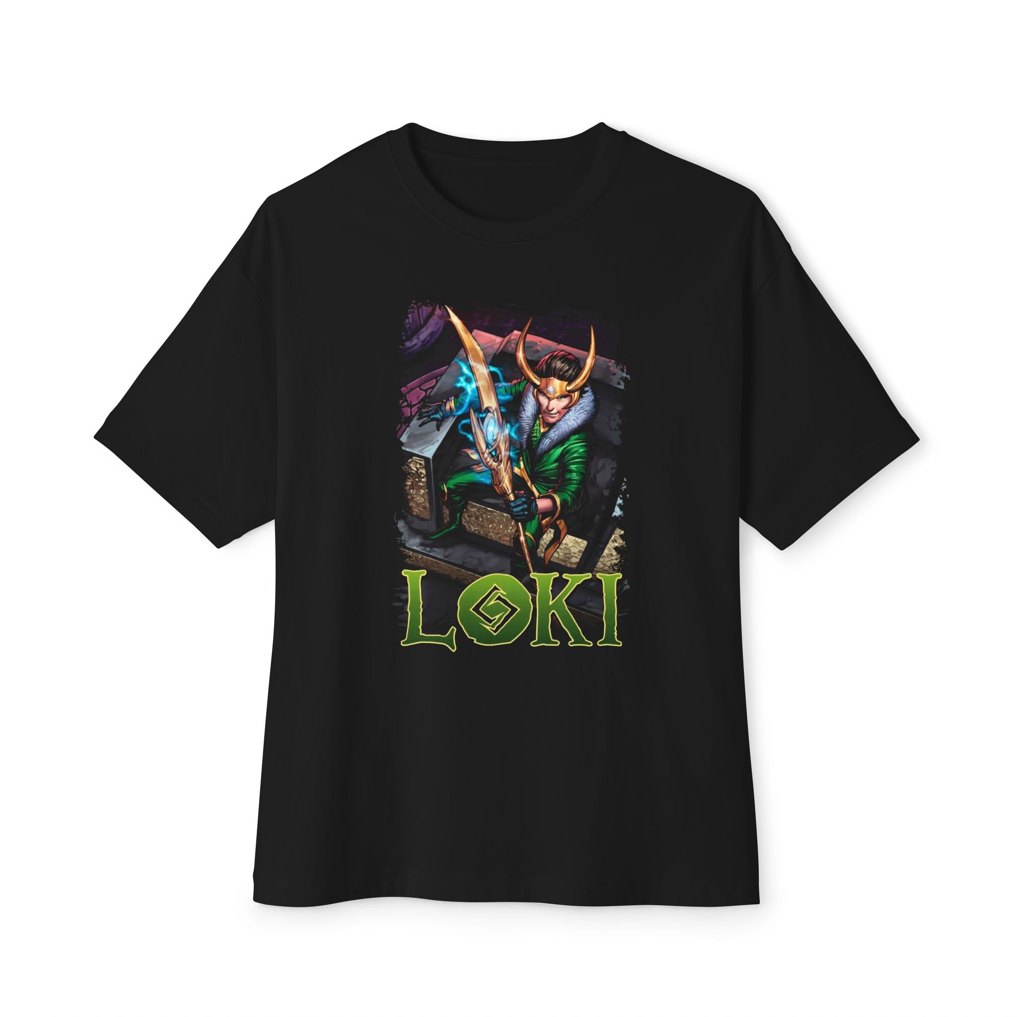 Loki Graphic Oversized Boxy Tee