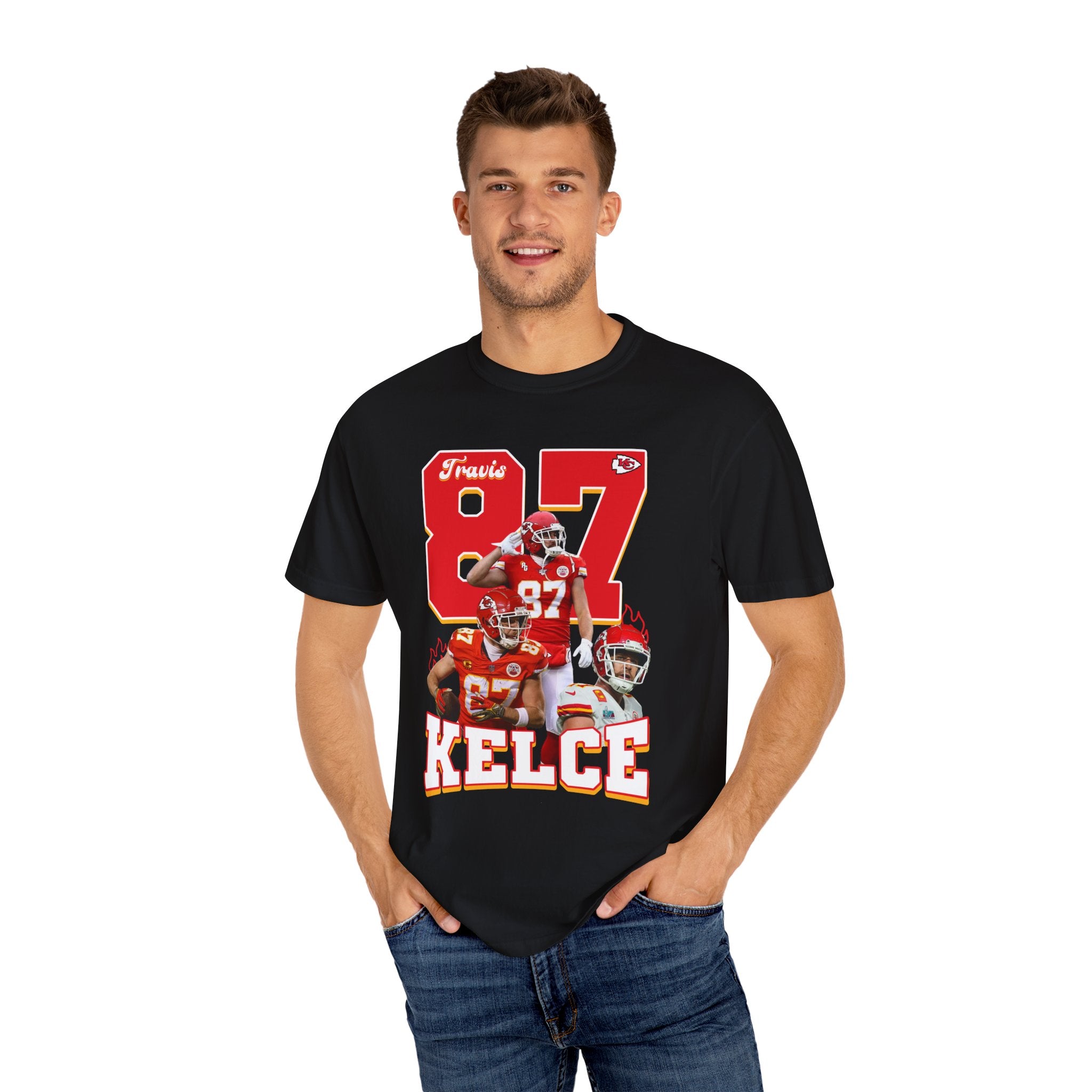 Travis Kelce 87 Garment-Dyed T-Shirt