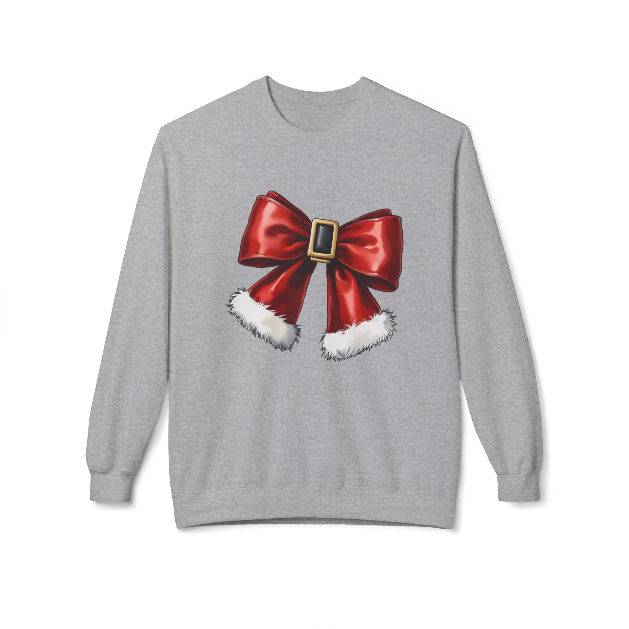 Festive Red Bow Sweatshirt