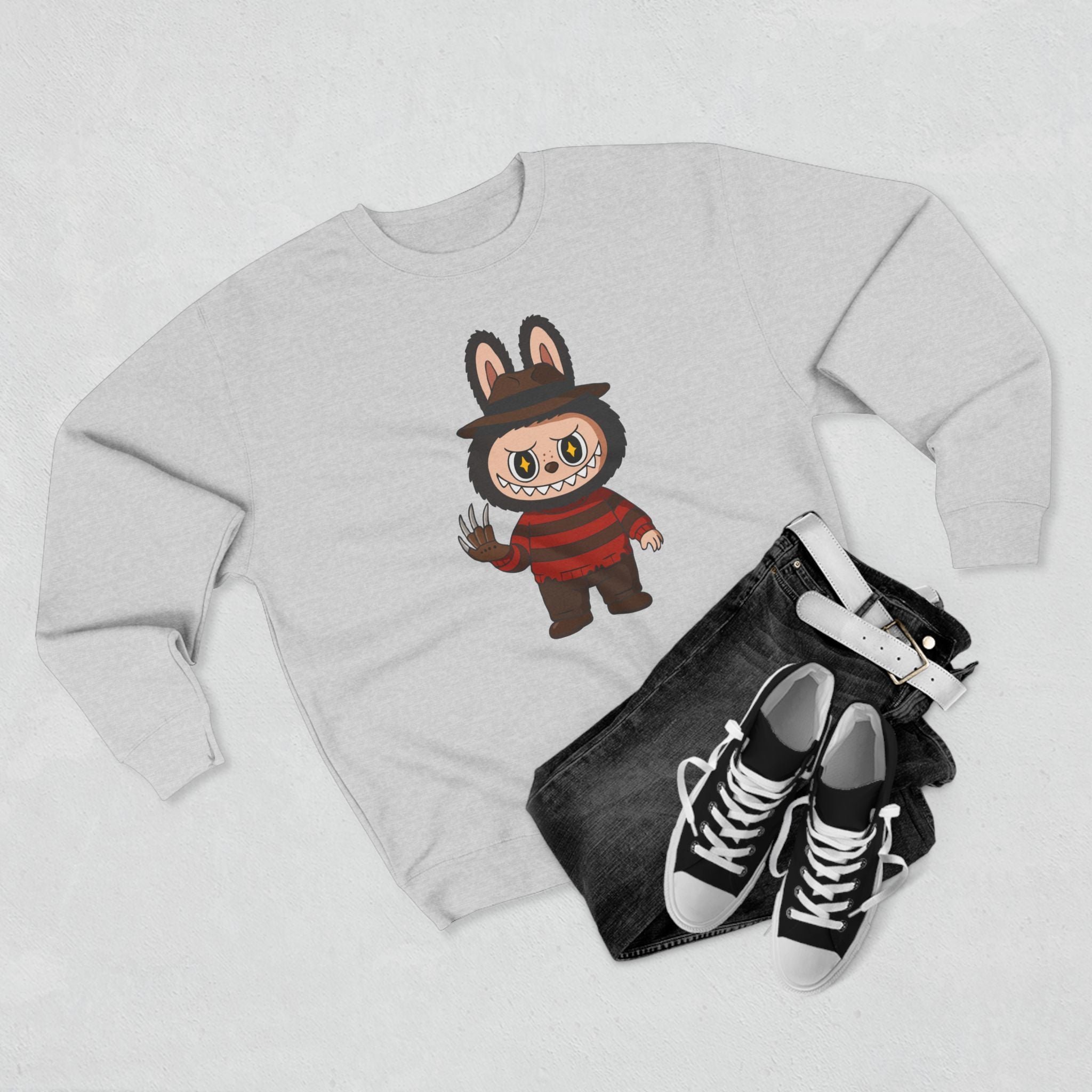 Nightmare On Elm Street Labubu Sweatshirt