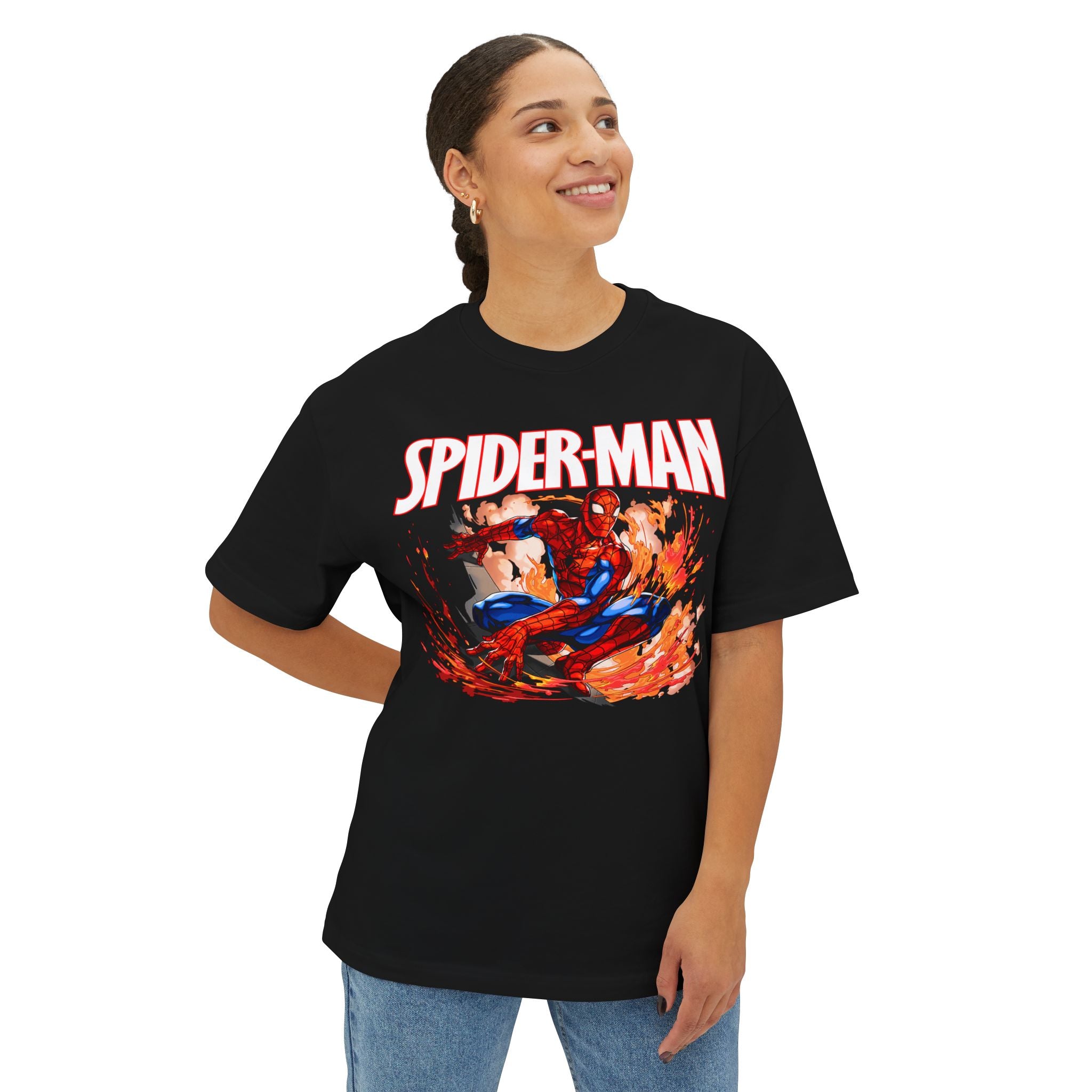 Spider-Man Unisex Oversized Boxy Tee