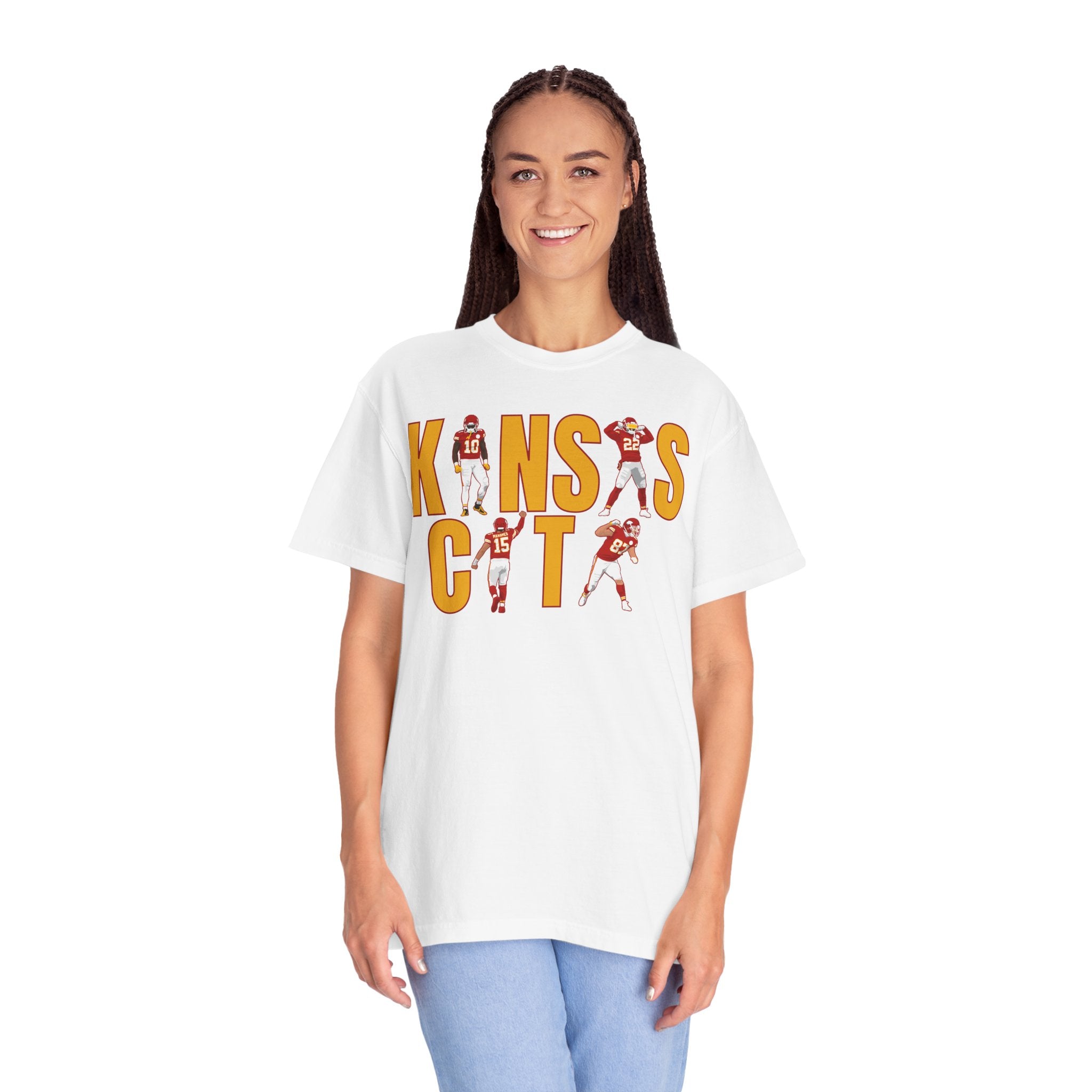 Kansas City Football Garment-Dyed T-Shirt