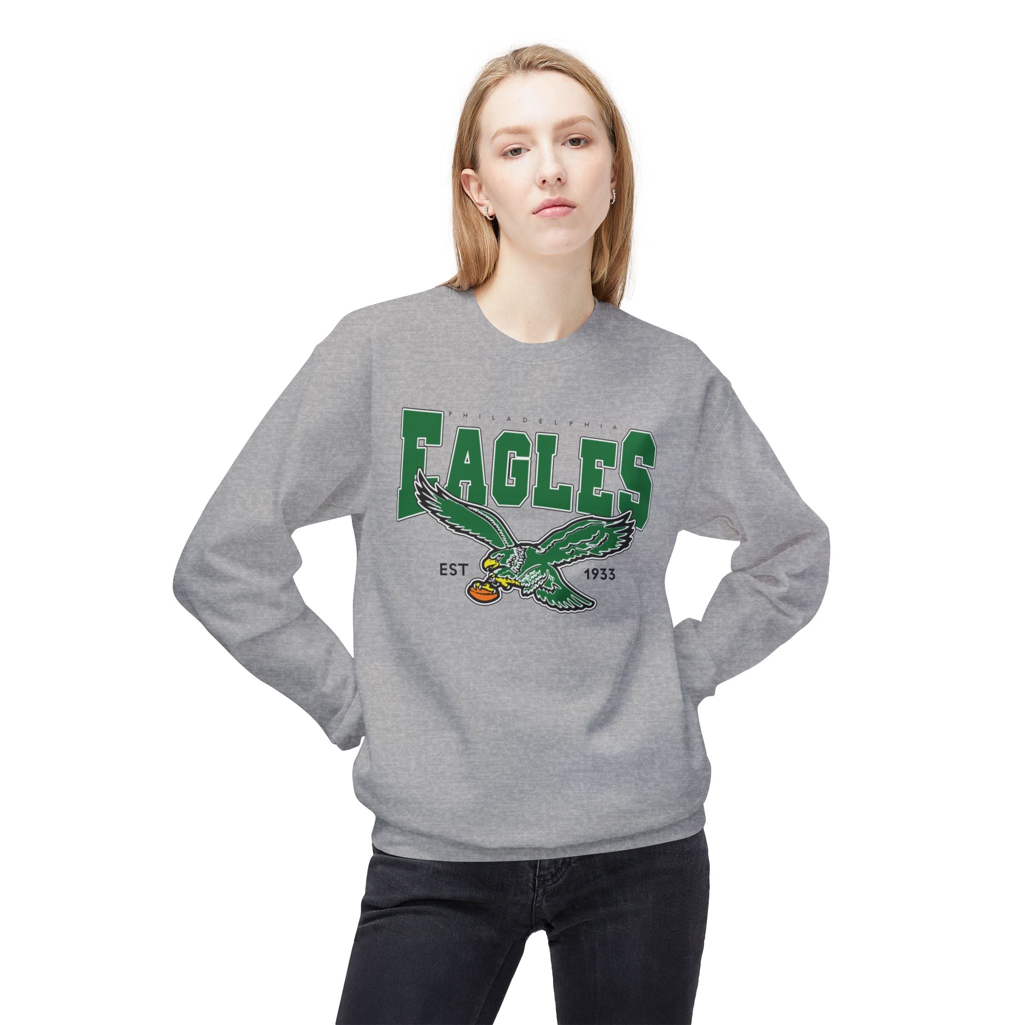 Philadelphia Eagles Fleece Crewneck Sweatshirt