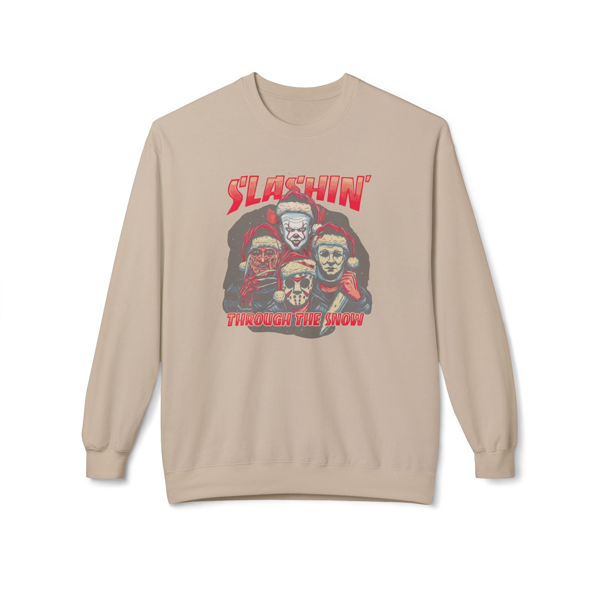 ‘Slashin’ Through the Snow’ Christmas Sweatshirt