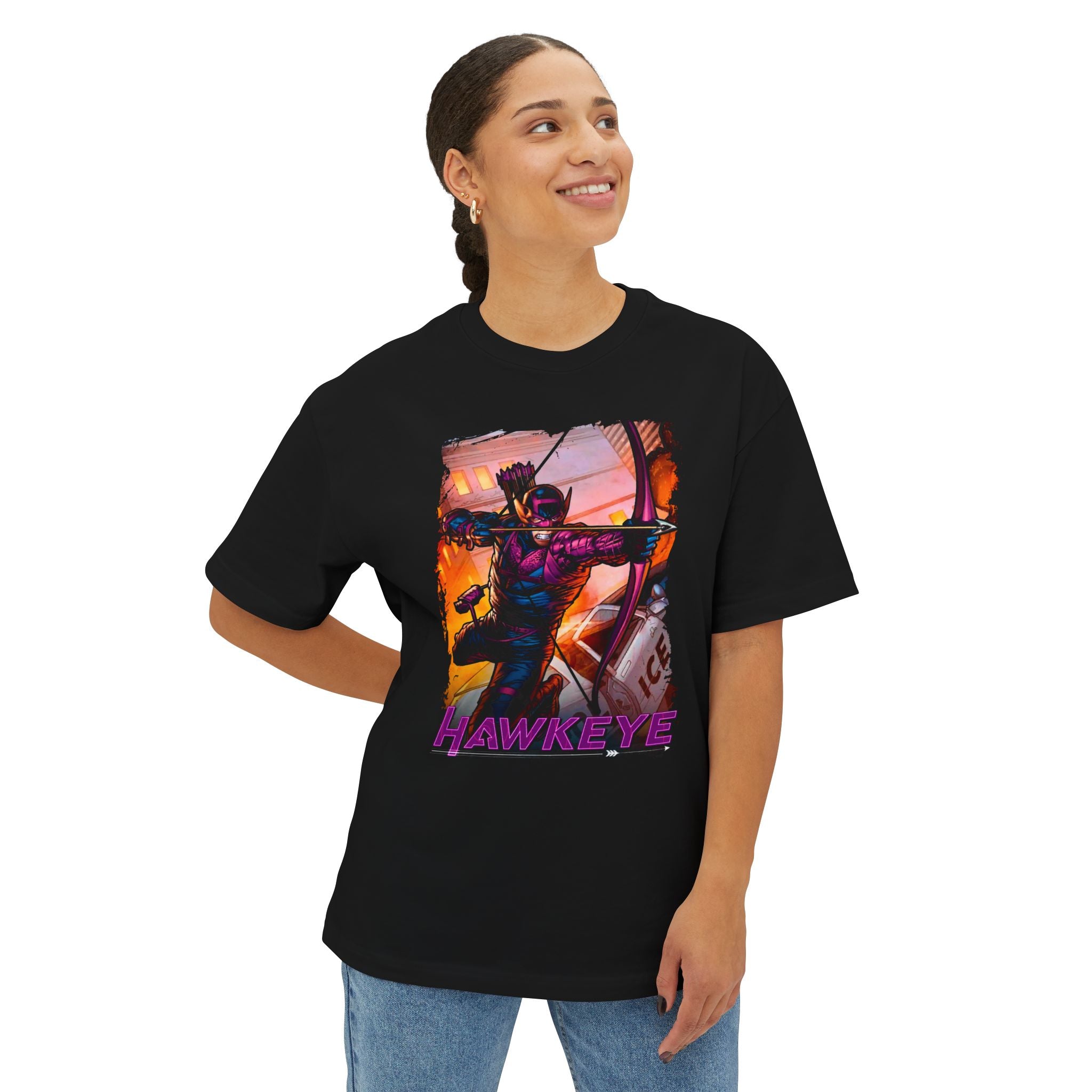 Hawkeye Unisex Oversized Boxy Tee