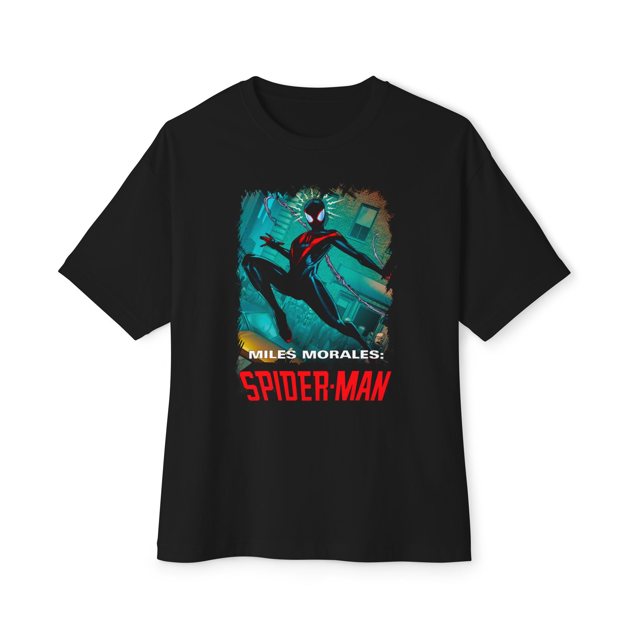 Miles Morales Spider-Man Oversized Boxy Tee