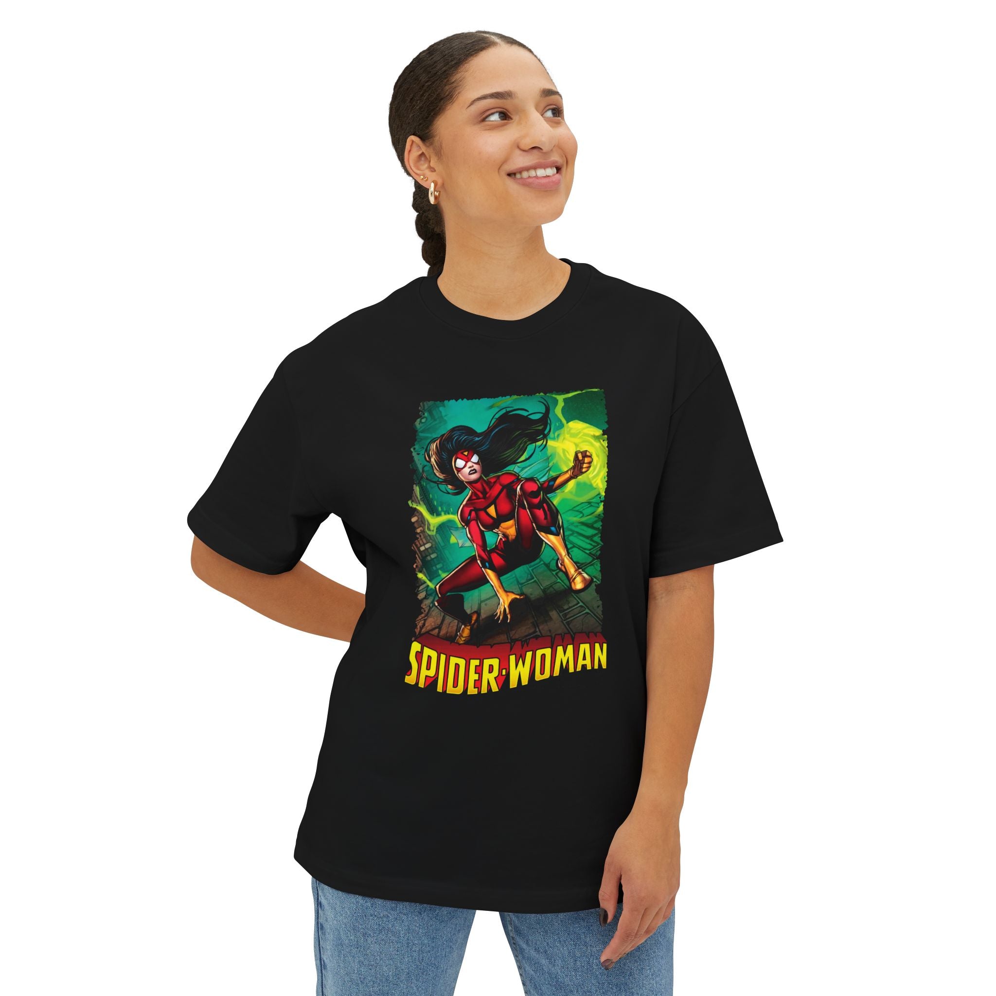 Spider-Woman Graphic Oversized Tee