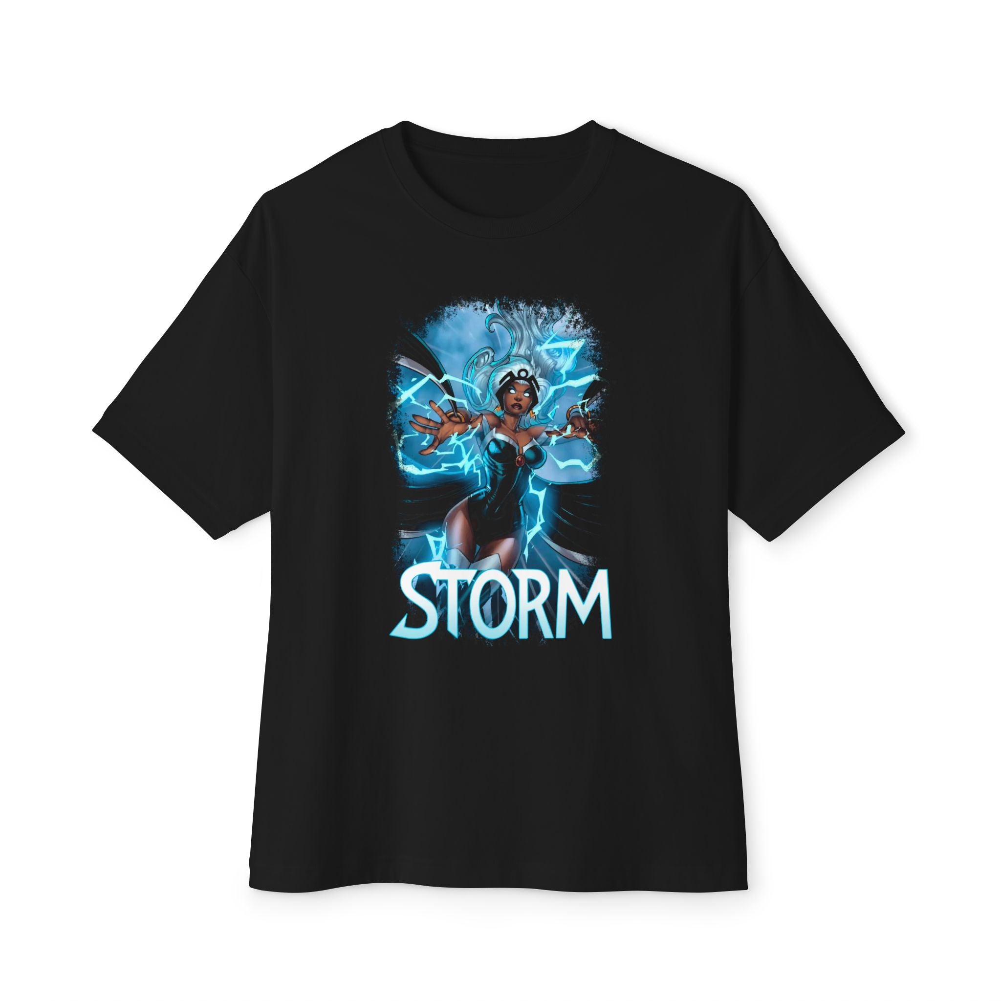 Oversized Boxy Storm Graphic Tee