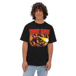 Iron Man Unisex Oversized Boxy Tee