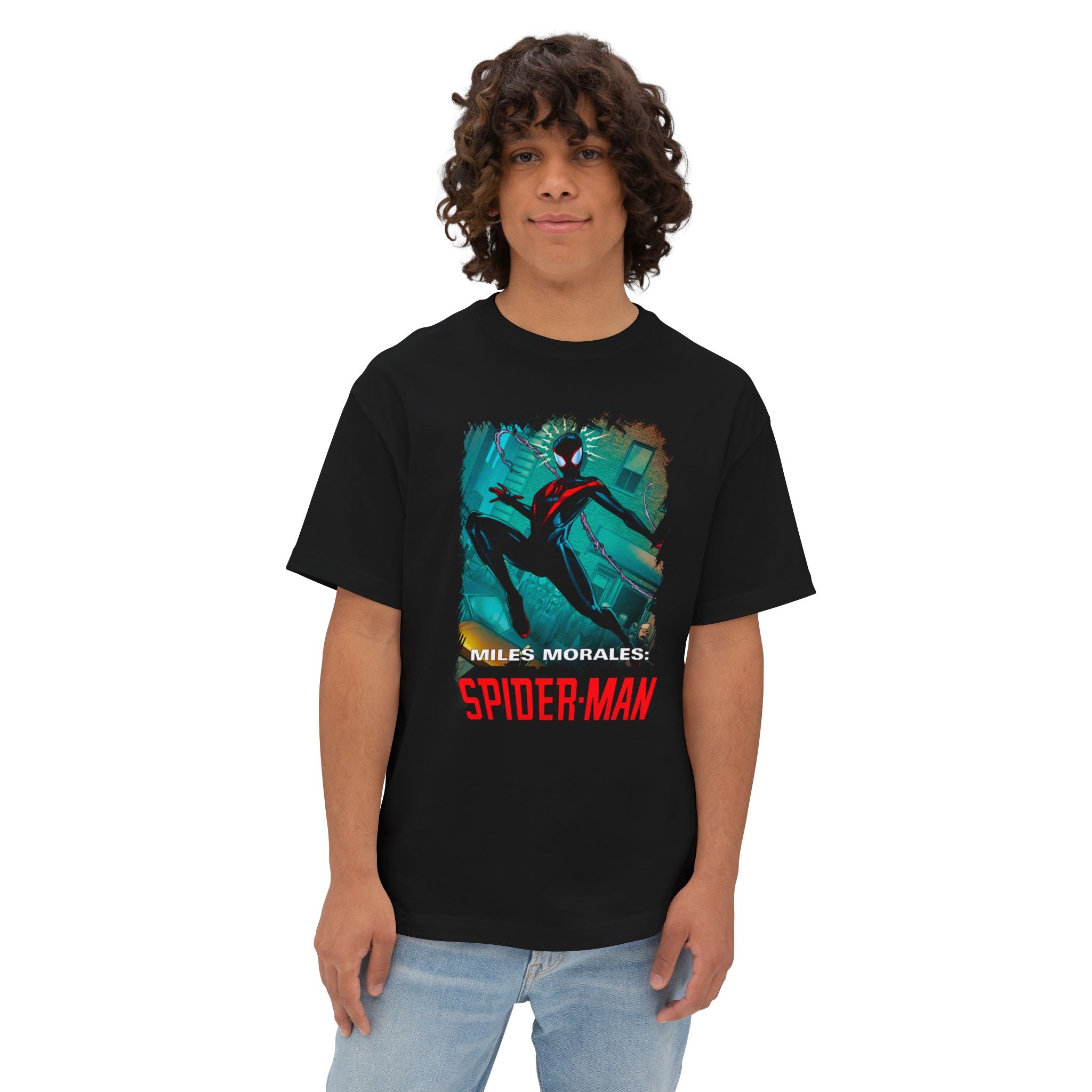 Miles Morales Spider-Man Oversized Boxy Tee