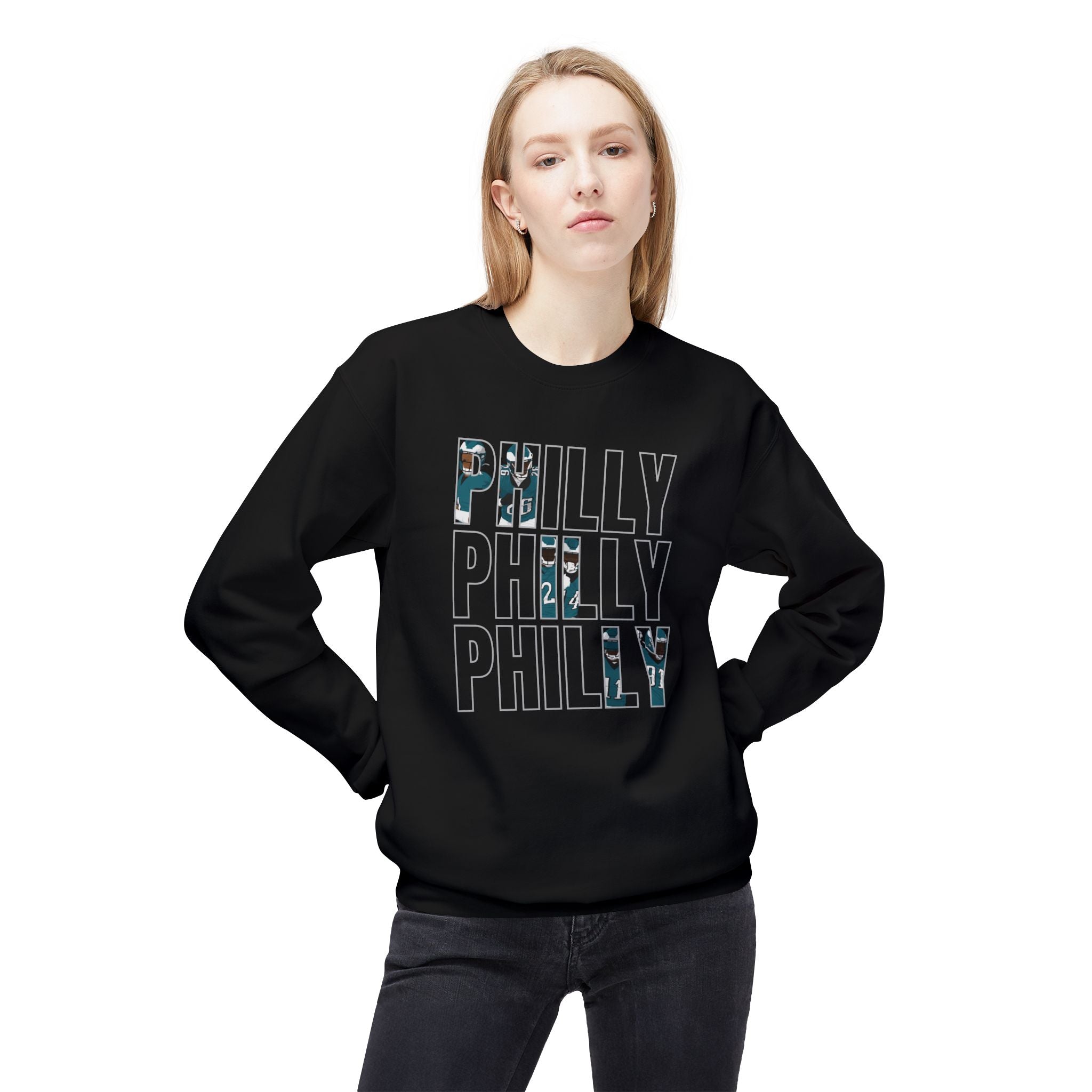 Philly Vibe Fleece Crewneck Sweatshirt