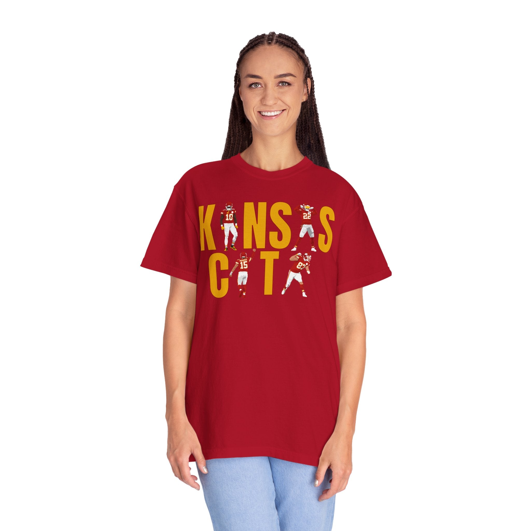 Kansas City Football Garment-Dyed T-Shirt