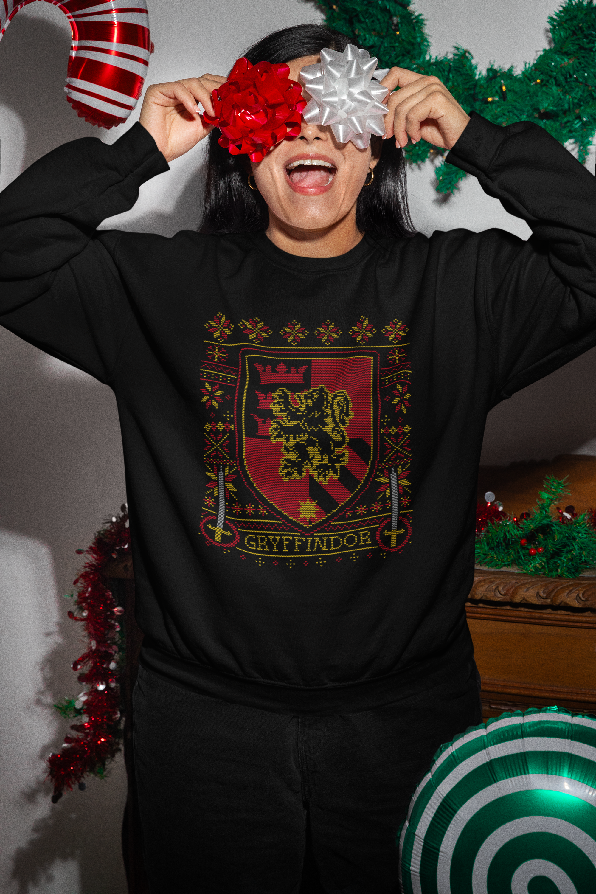 Gryffindor Crest Fleece Crewneck Sweatshirt