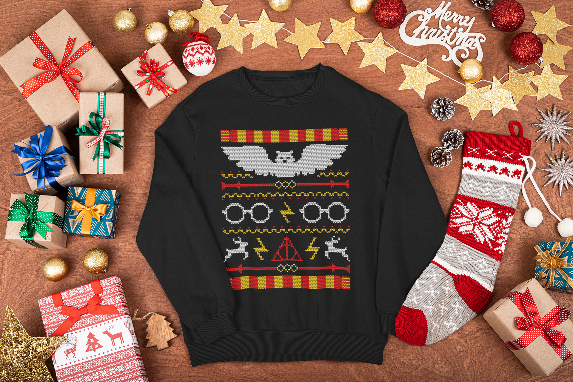 Harry Potter Christmas Crewneck Sweatshirt