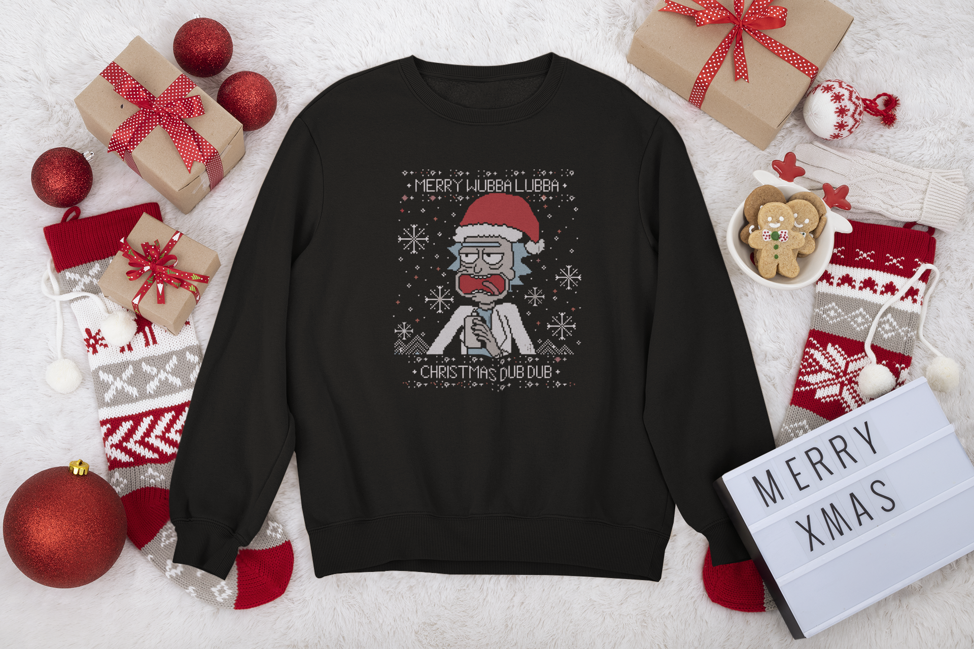 Rick & Morty Christmas Sweatshirt