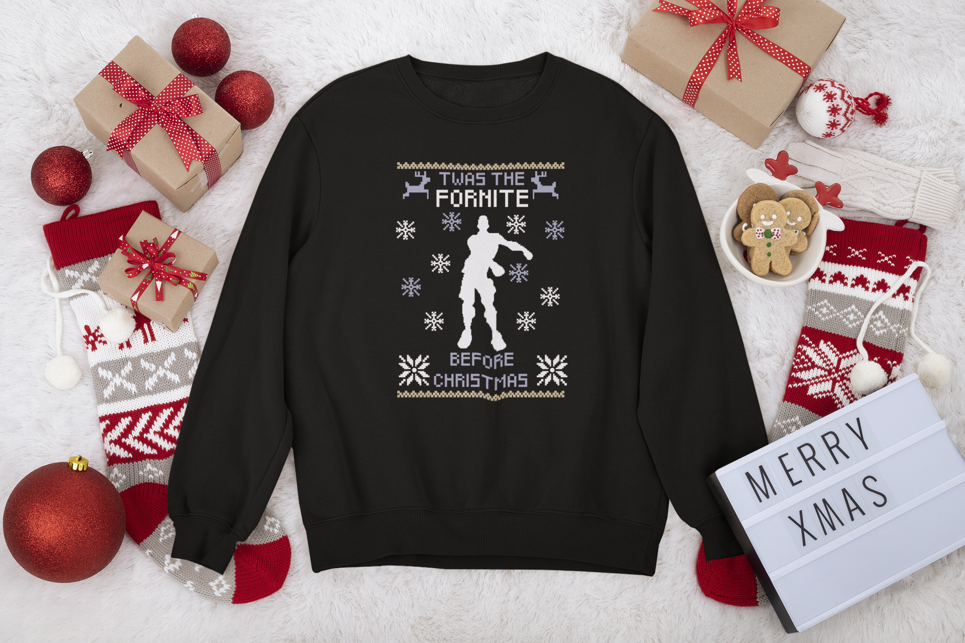 Twas the Fortnite Christmas Sweatshirt
