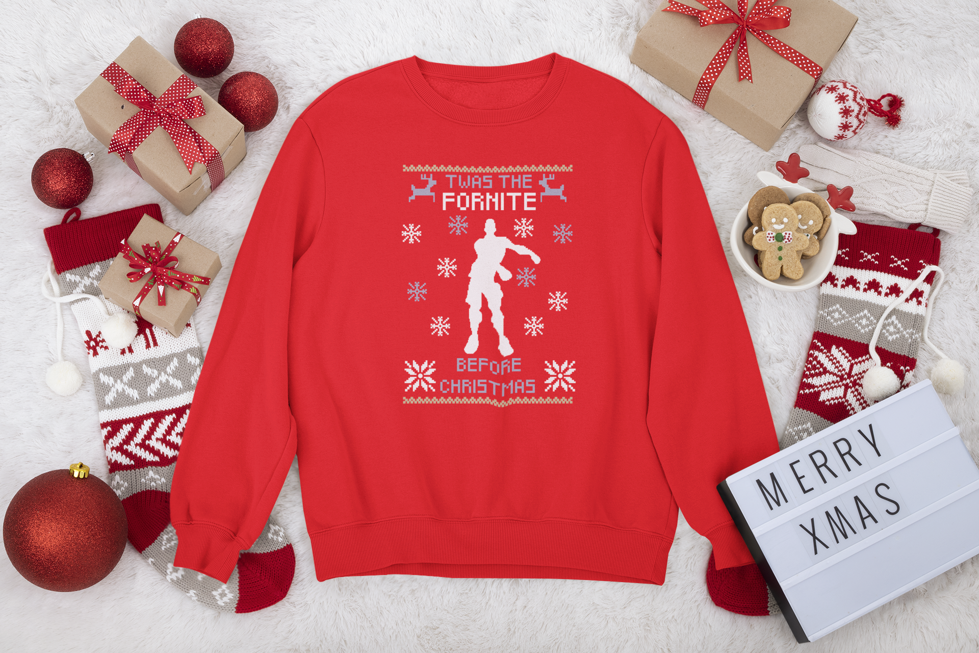 Twas the Fortnite Christmas Sweatshirt