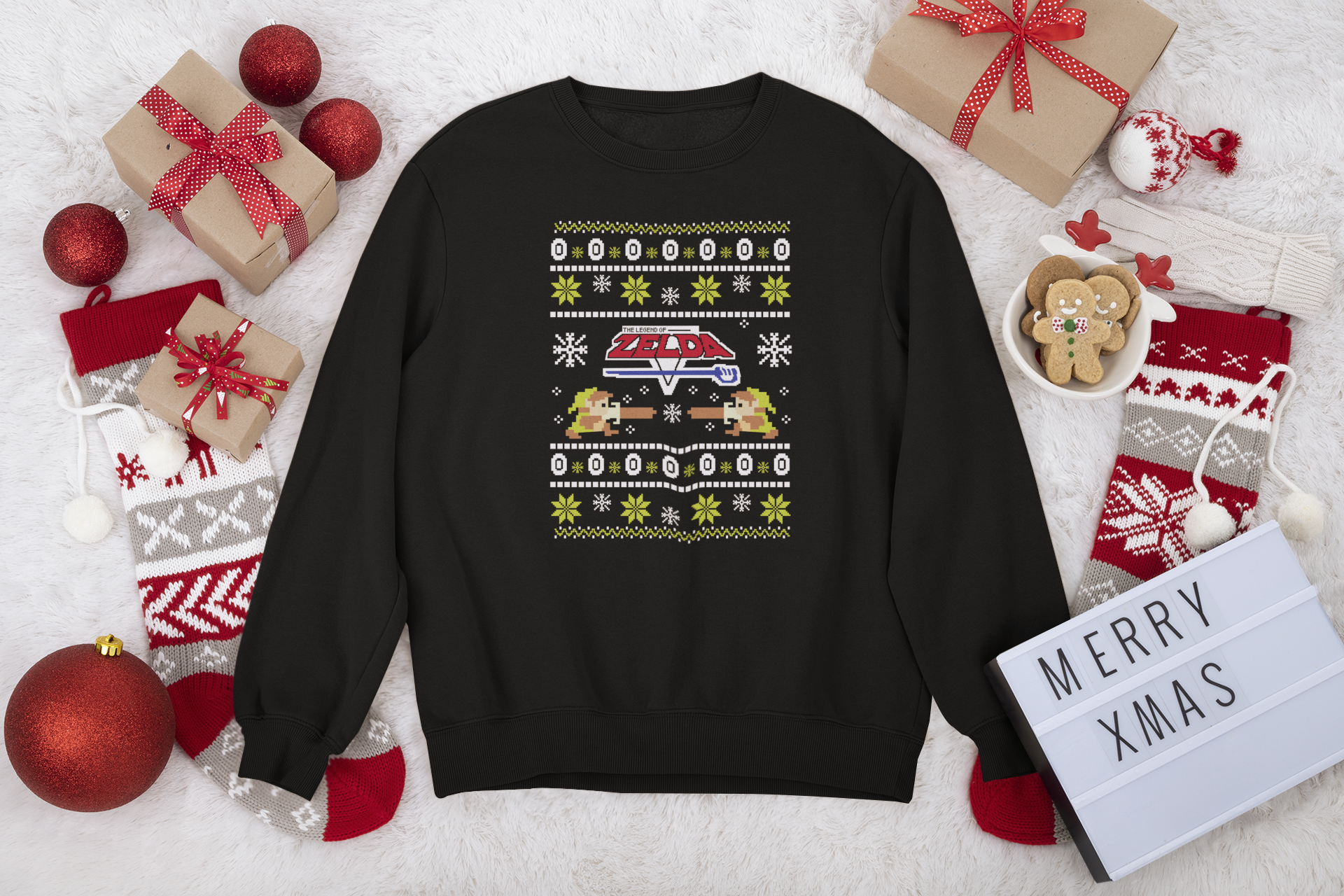 Retro Gamer Holiday Sweatshirt