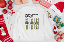 Whimsical Grinch Moods Sweatshirt