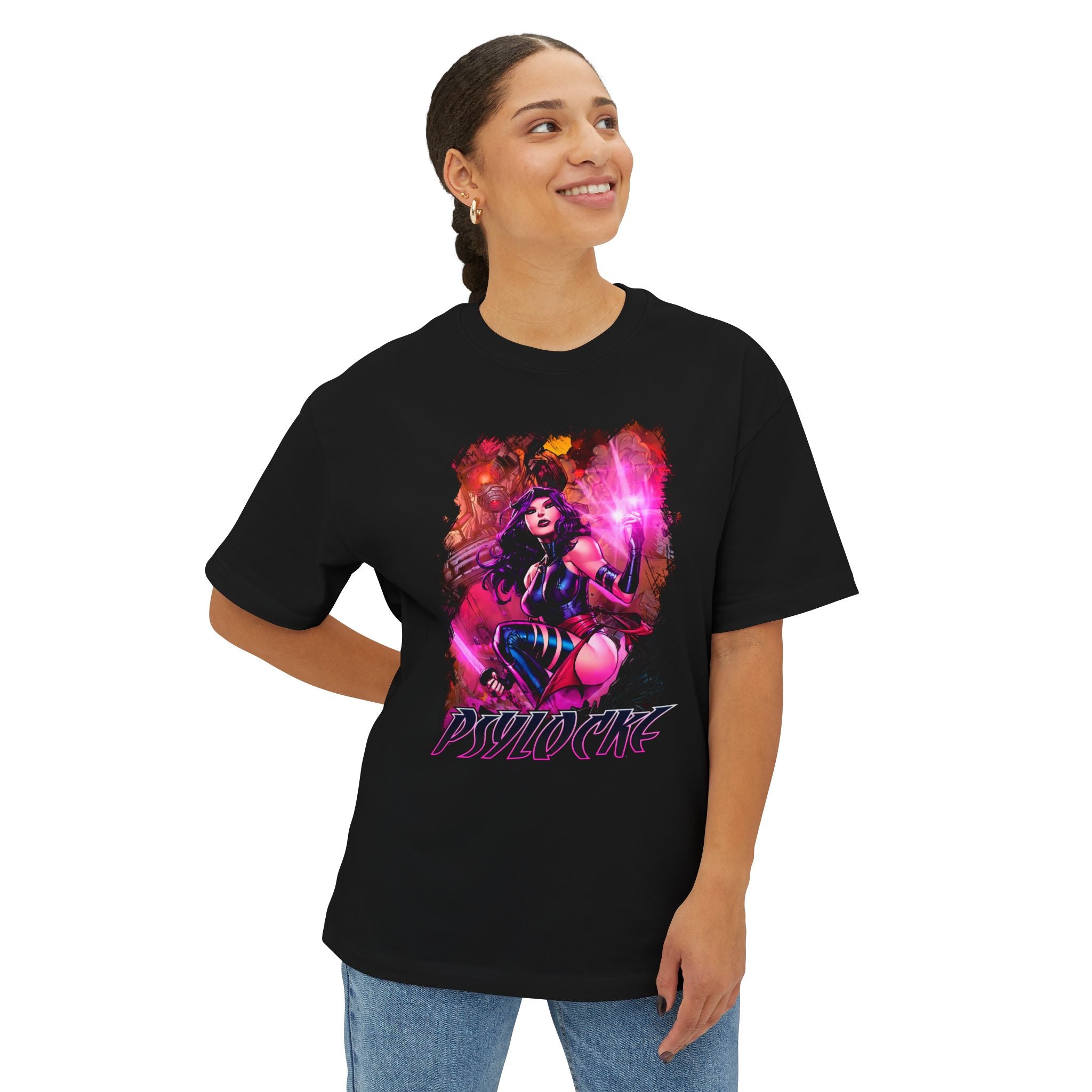 Psylocke Graphic Oversized Tee