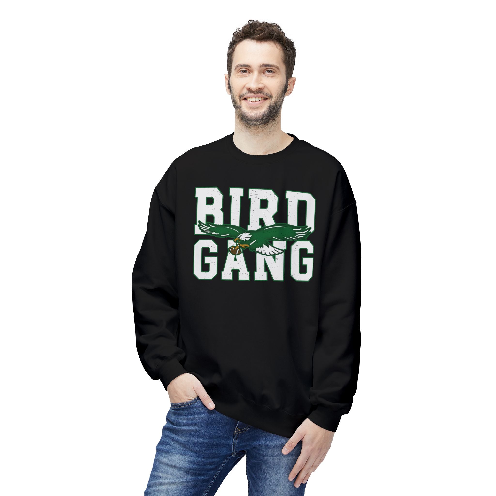 Bird Gang Fleece Crewneck Sweatshirt