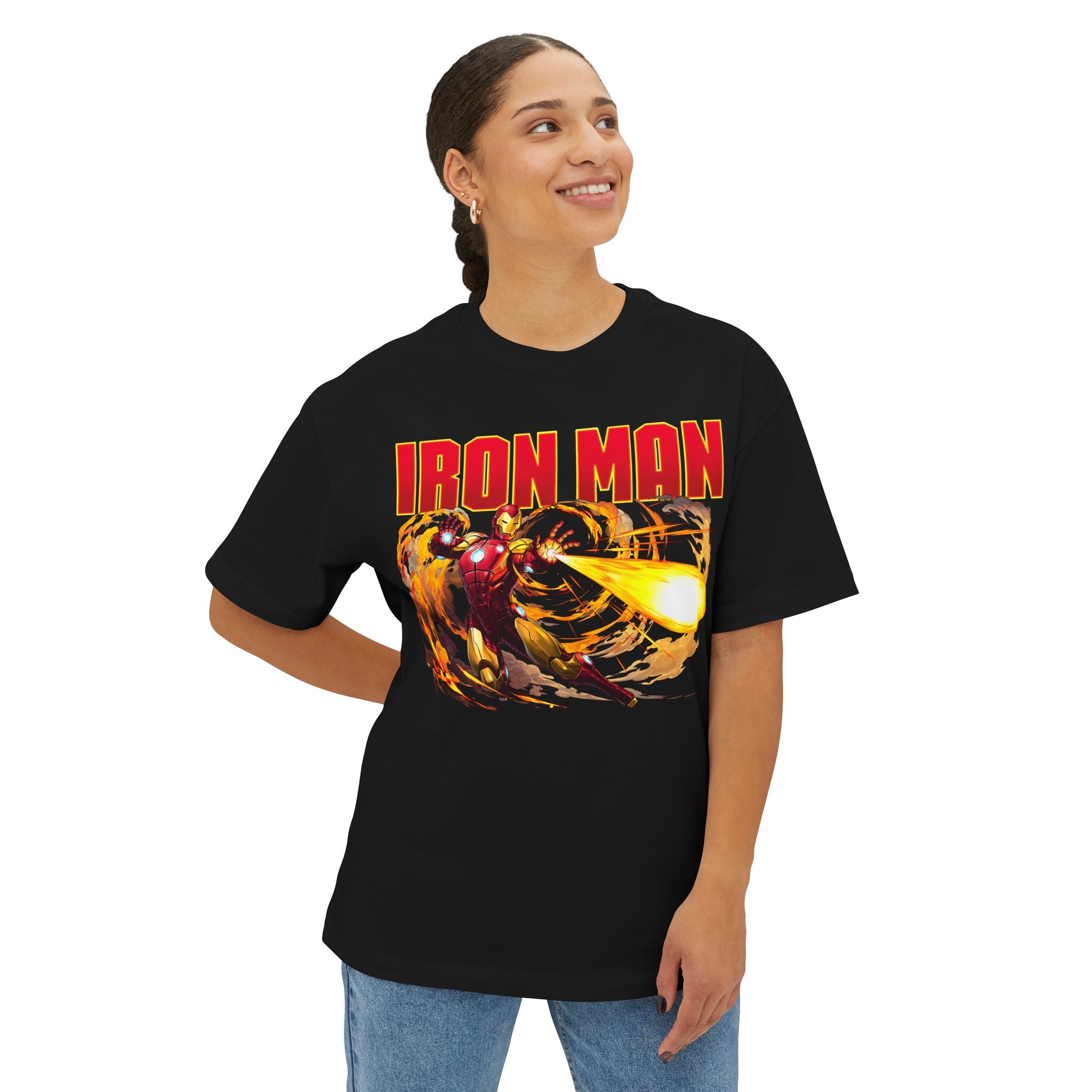 Iron Man Unisex Oversized Boxy Tee