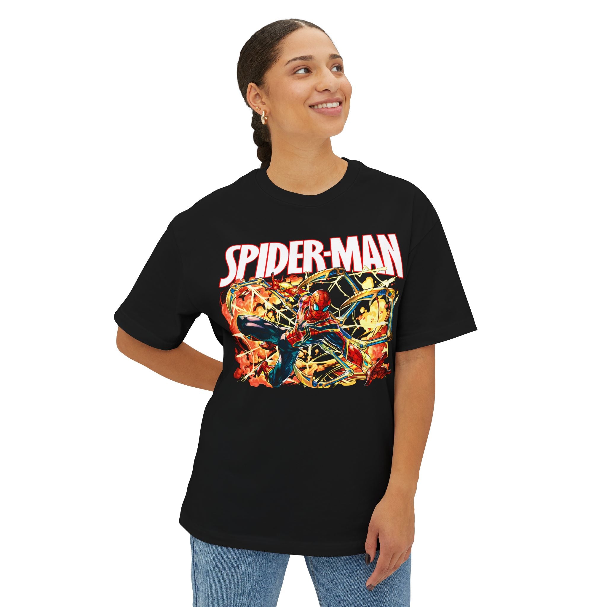Spider-Man Unisex Oversized Boxy Tee