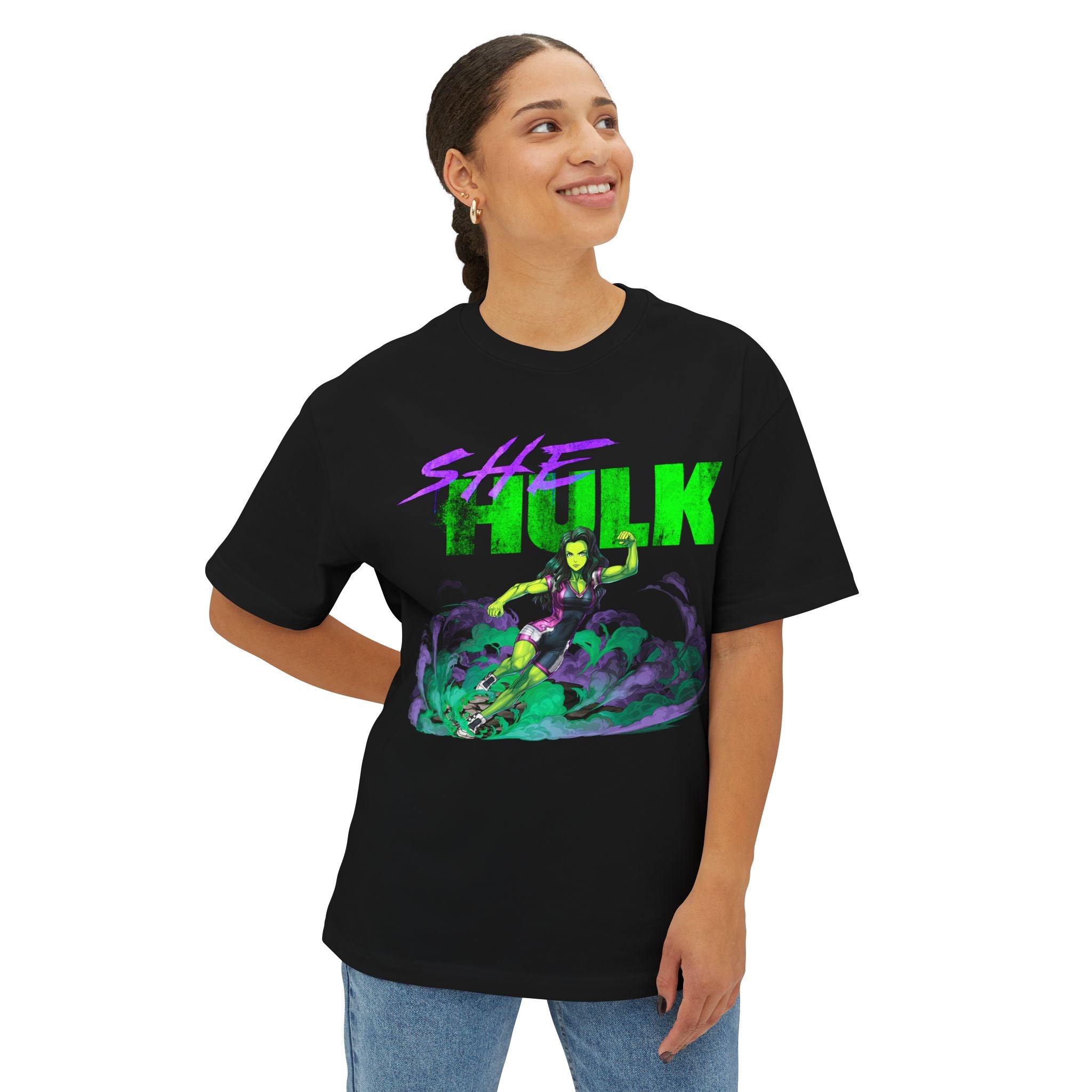 She Hulk Unisex Oversized Boxy Tee