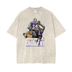 Kobe #24 Premium Acid Wash Oversize T-Shirt