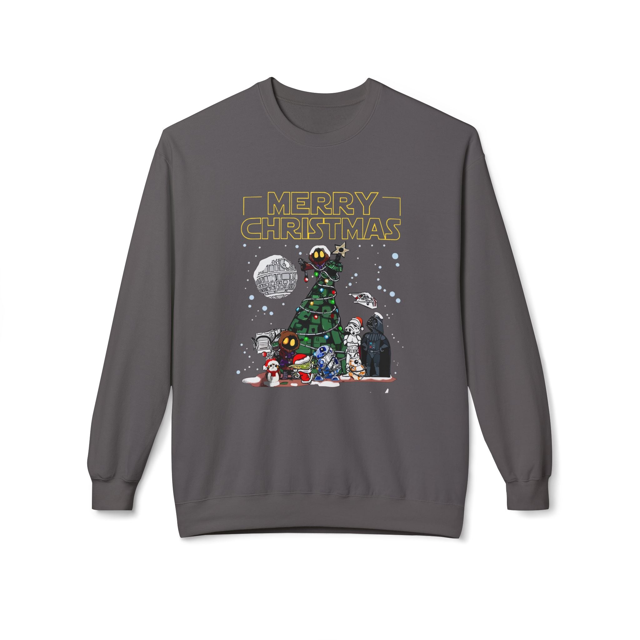 Merry Star Wars Christmas Fleece Crewneck Sweatshirt