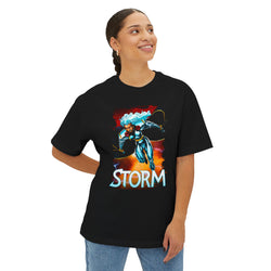 Oversized Boxy Storm Graphic Tee