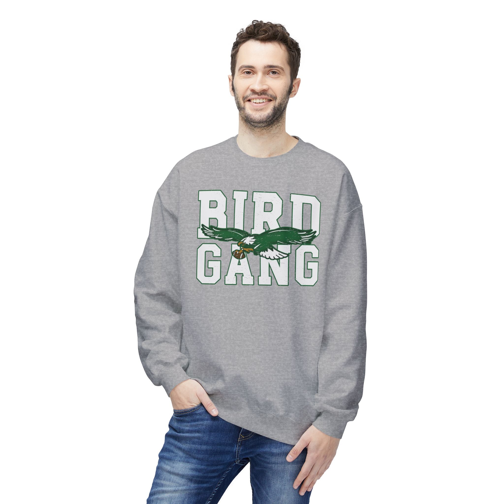 Bird Gang Fleece Crewneck Sweatshirt