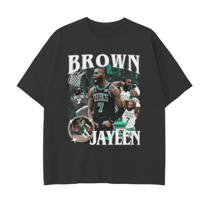 Jaylen Brown Premium Drop Shoulder T-Shirt