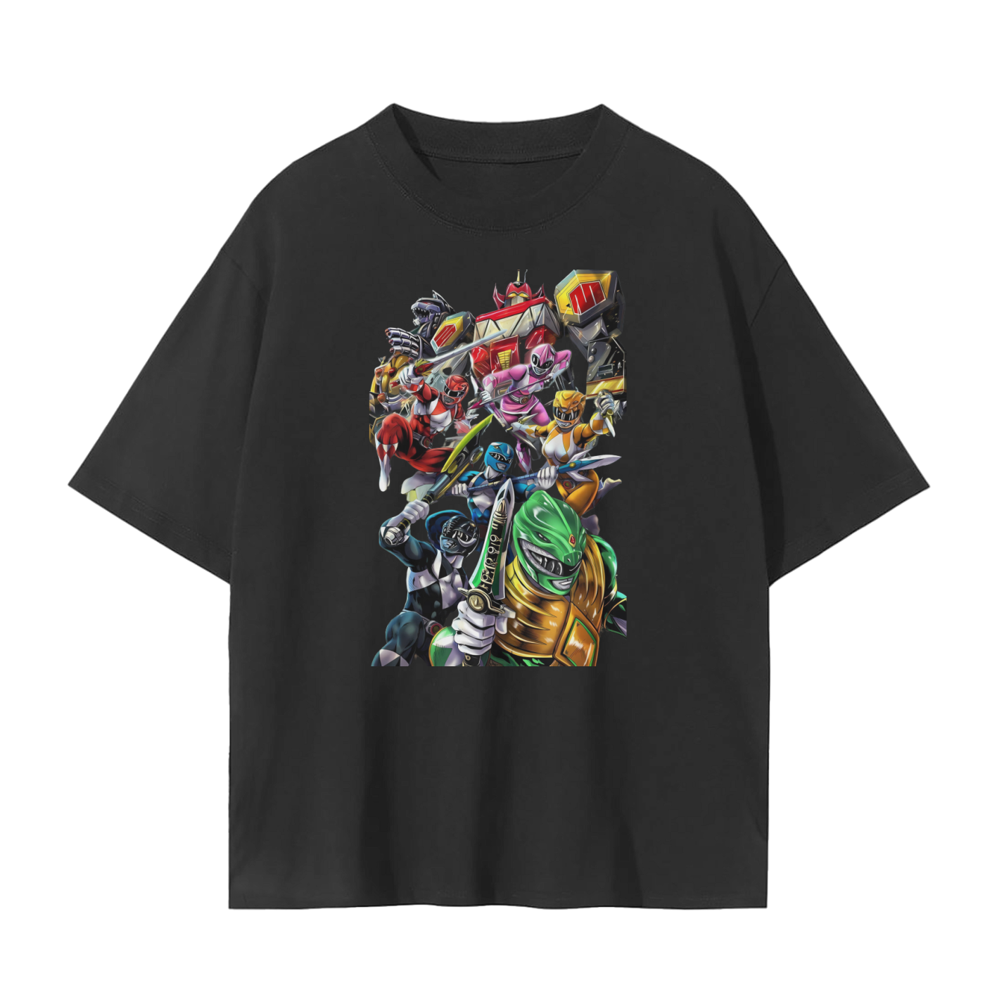 Mighty Morphin Power Rangers Seamless T-Shirt - 230 GSM